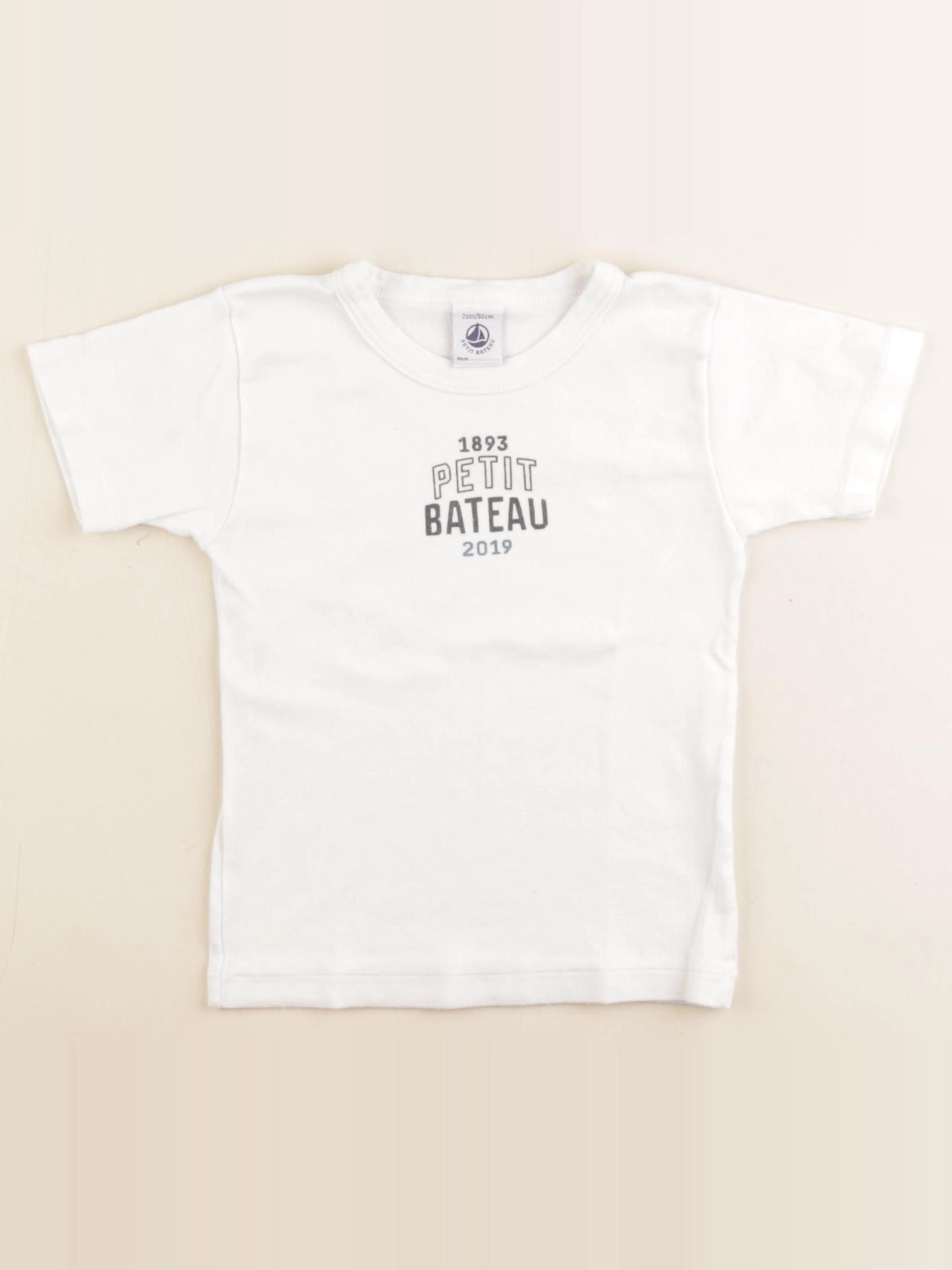 Petit Bateau - maillot de corps blanc - 2 ans