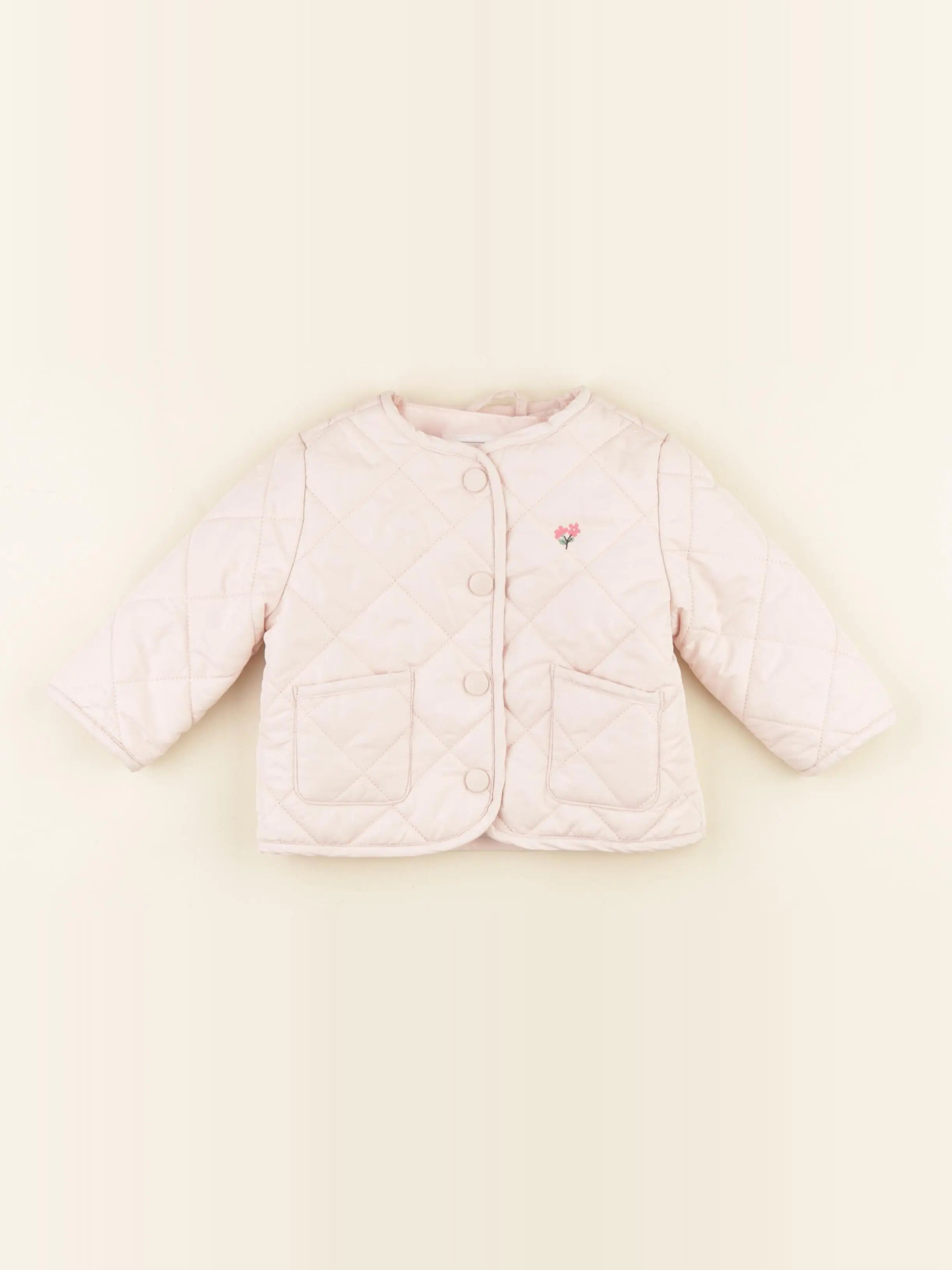 Cyrillus - doudoune rose - 6 mois