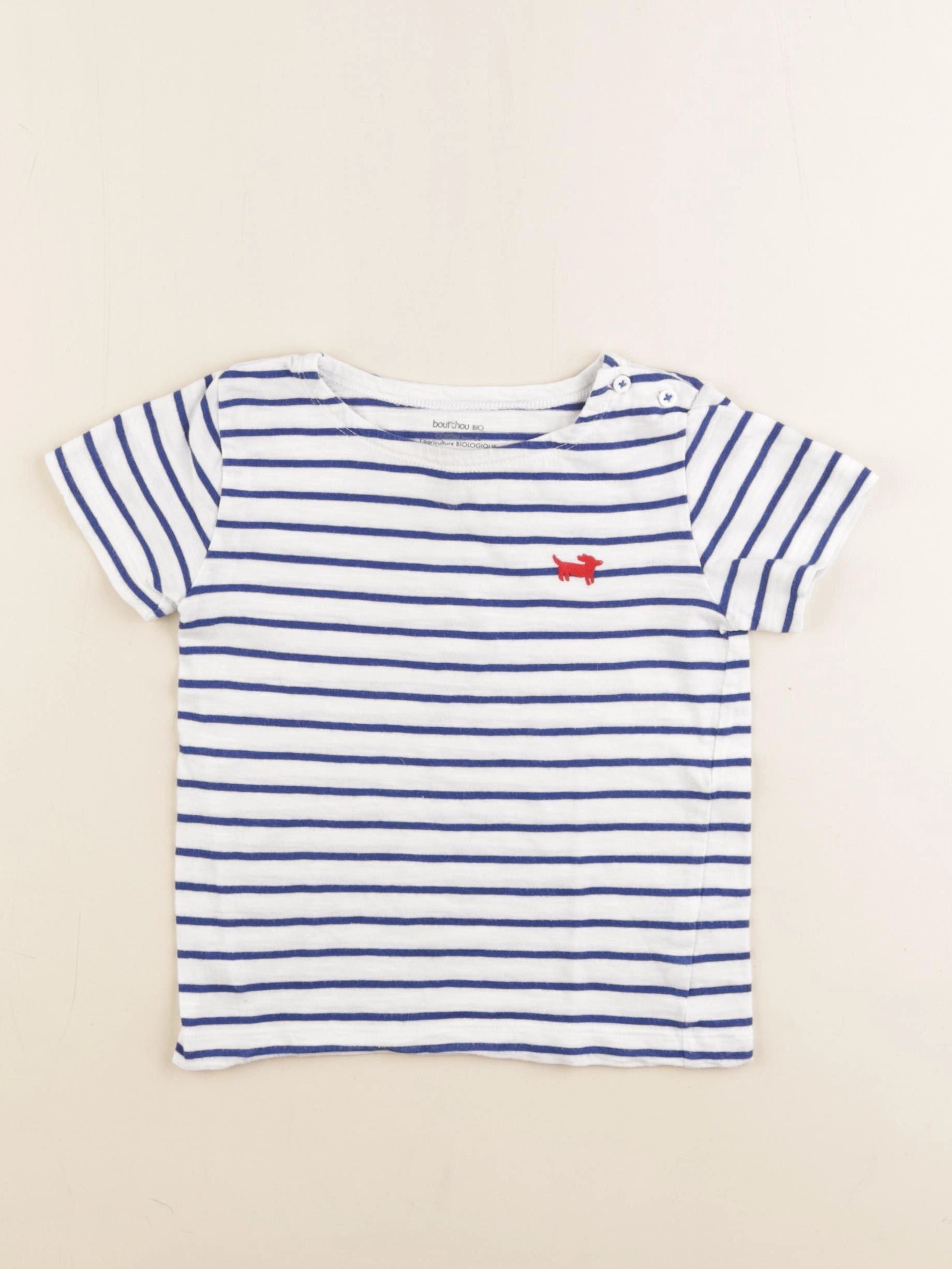 Boutchou - tee-shirt blanc - 24 mois
