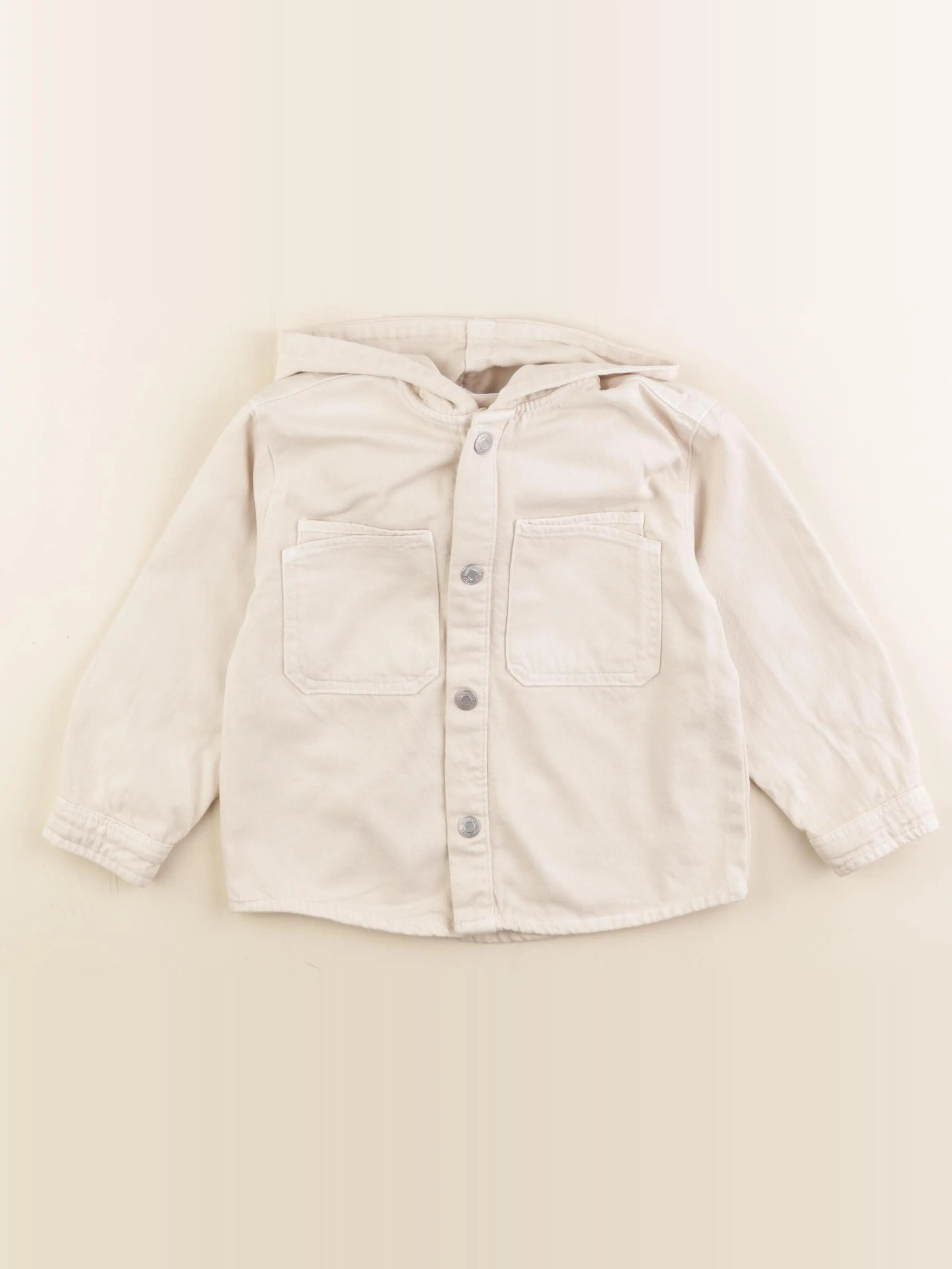 Zara - chemise beige - 4 ans