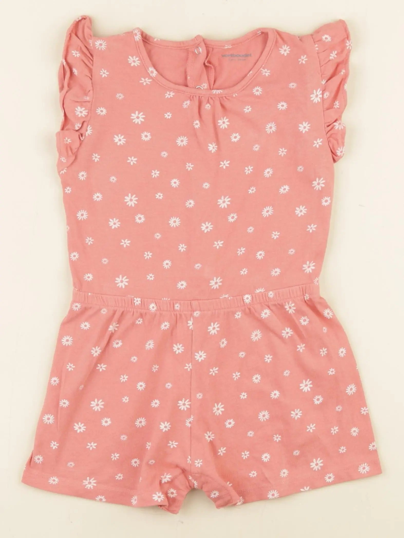 Vertbaudet - combinaison orange - 2 ans