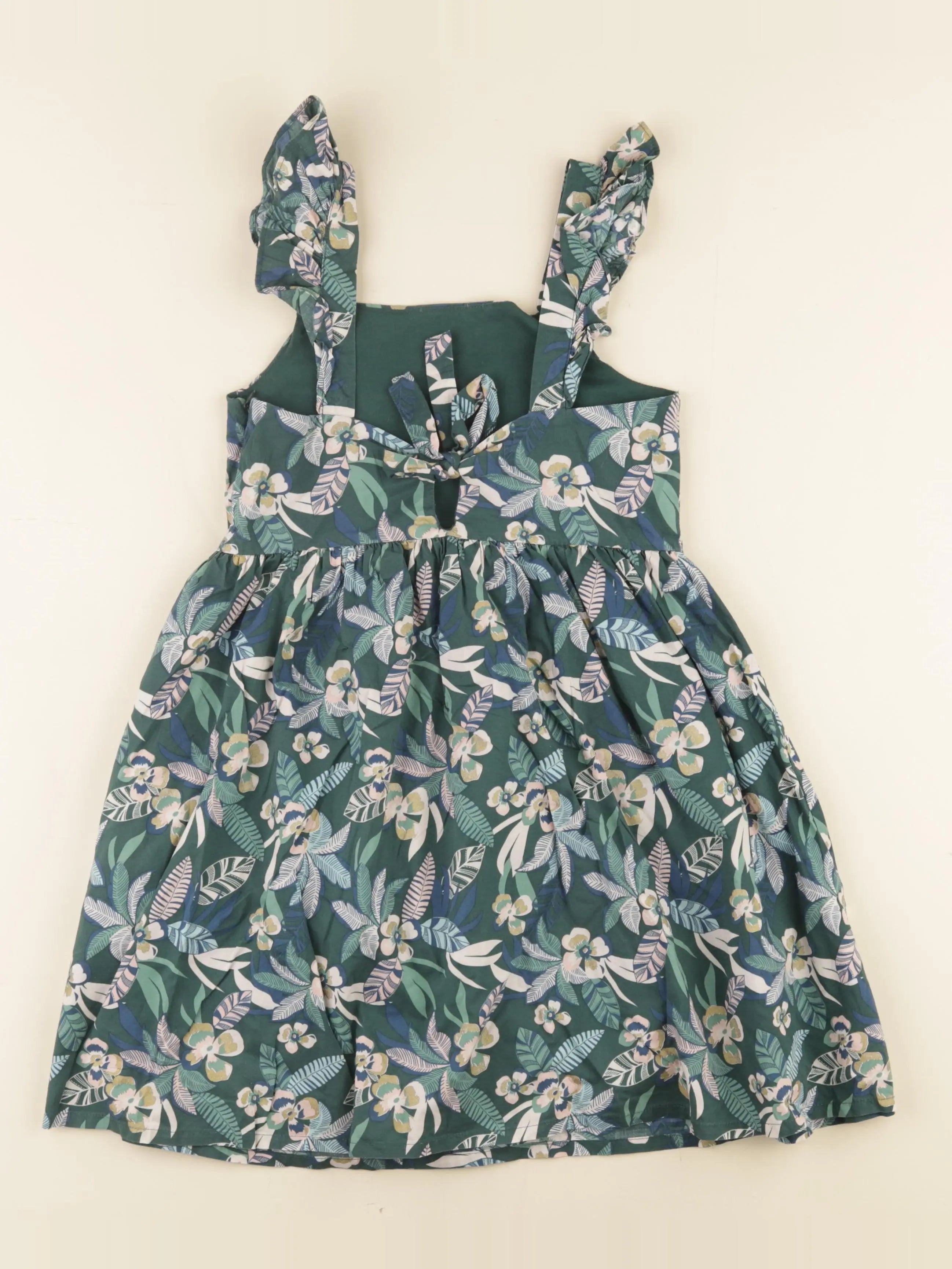 Vertbaudet - robe vert - 9 ans