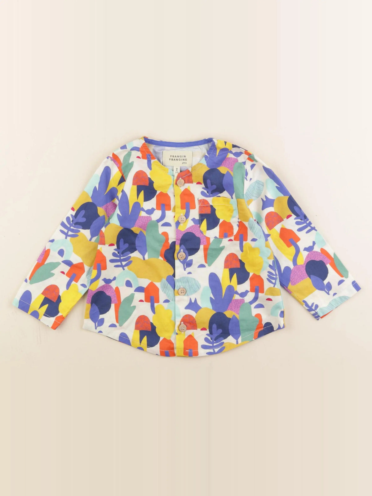 Frangin Frangine - blouse multicolore - 2 ans