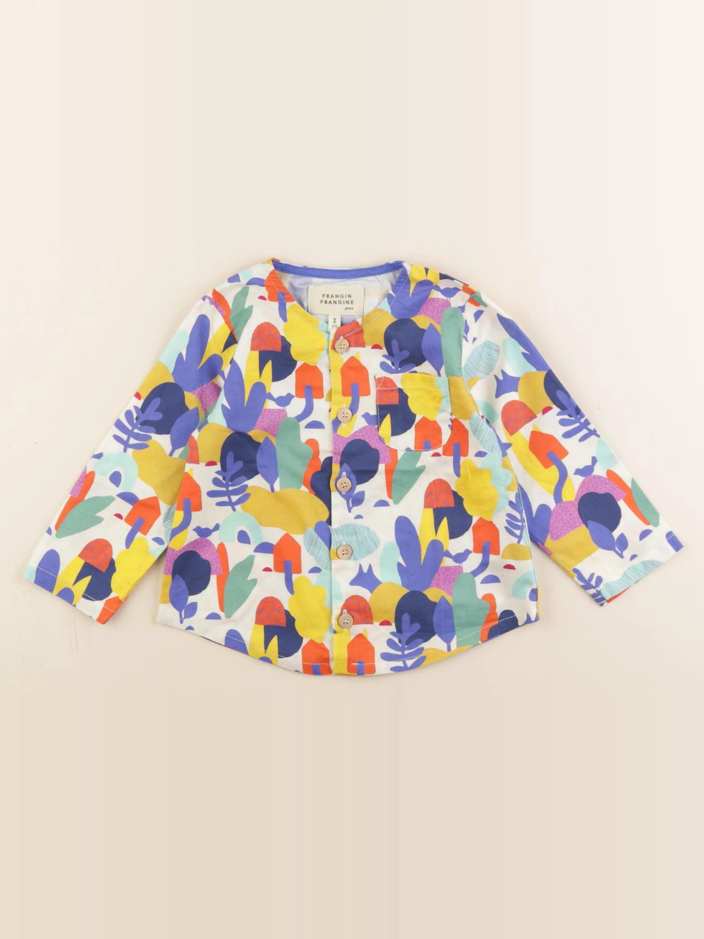 Frangin Frangine - blouse multicolore - 2 ans