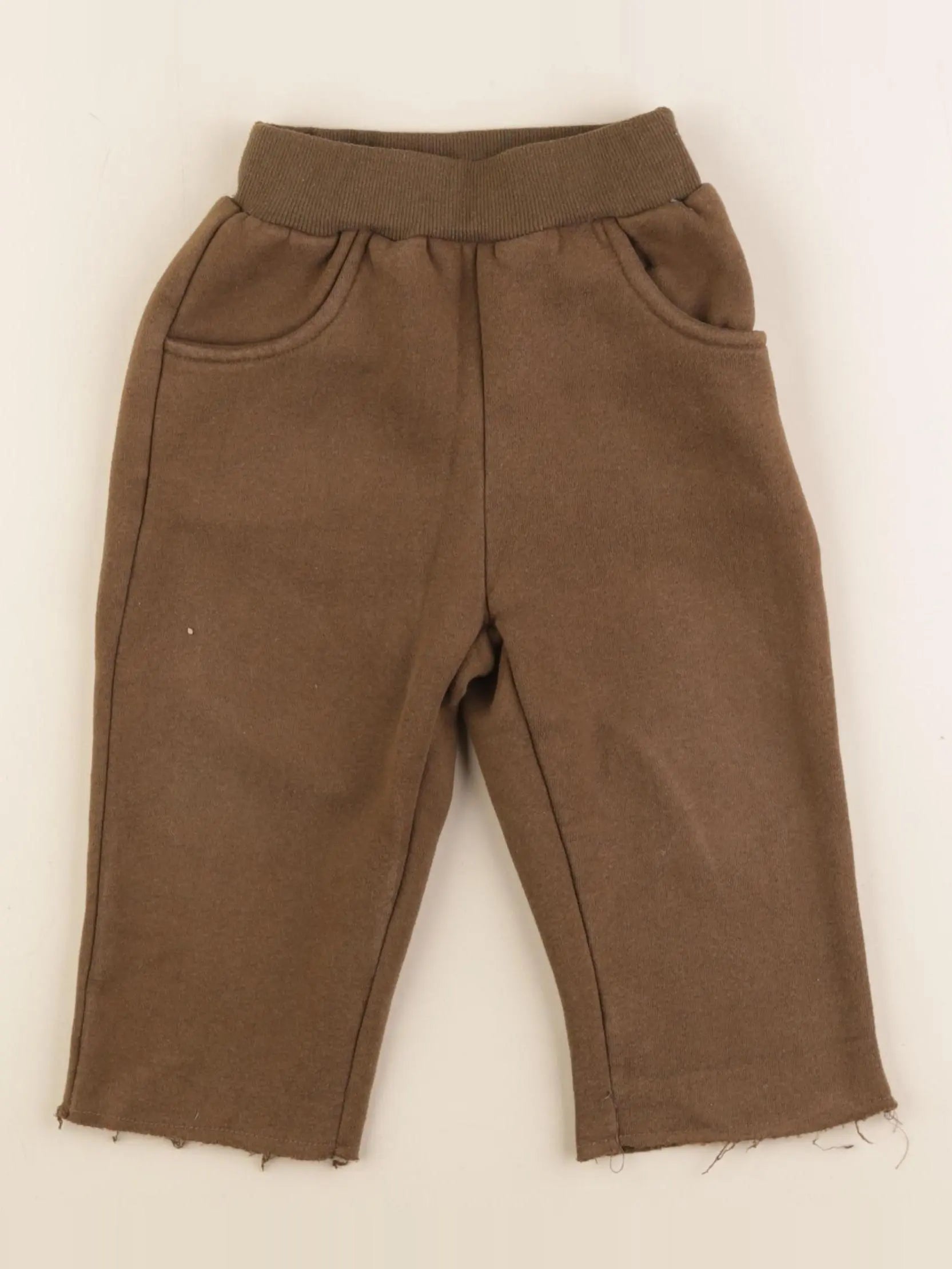 Gamin gamine - jogging marron - 12/18 mois