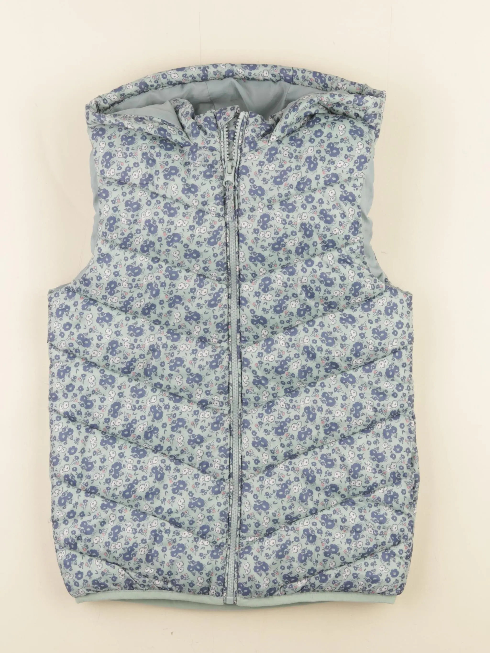 Vertbaudet - doudoune bleu, vert - 9 ans