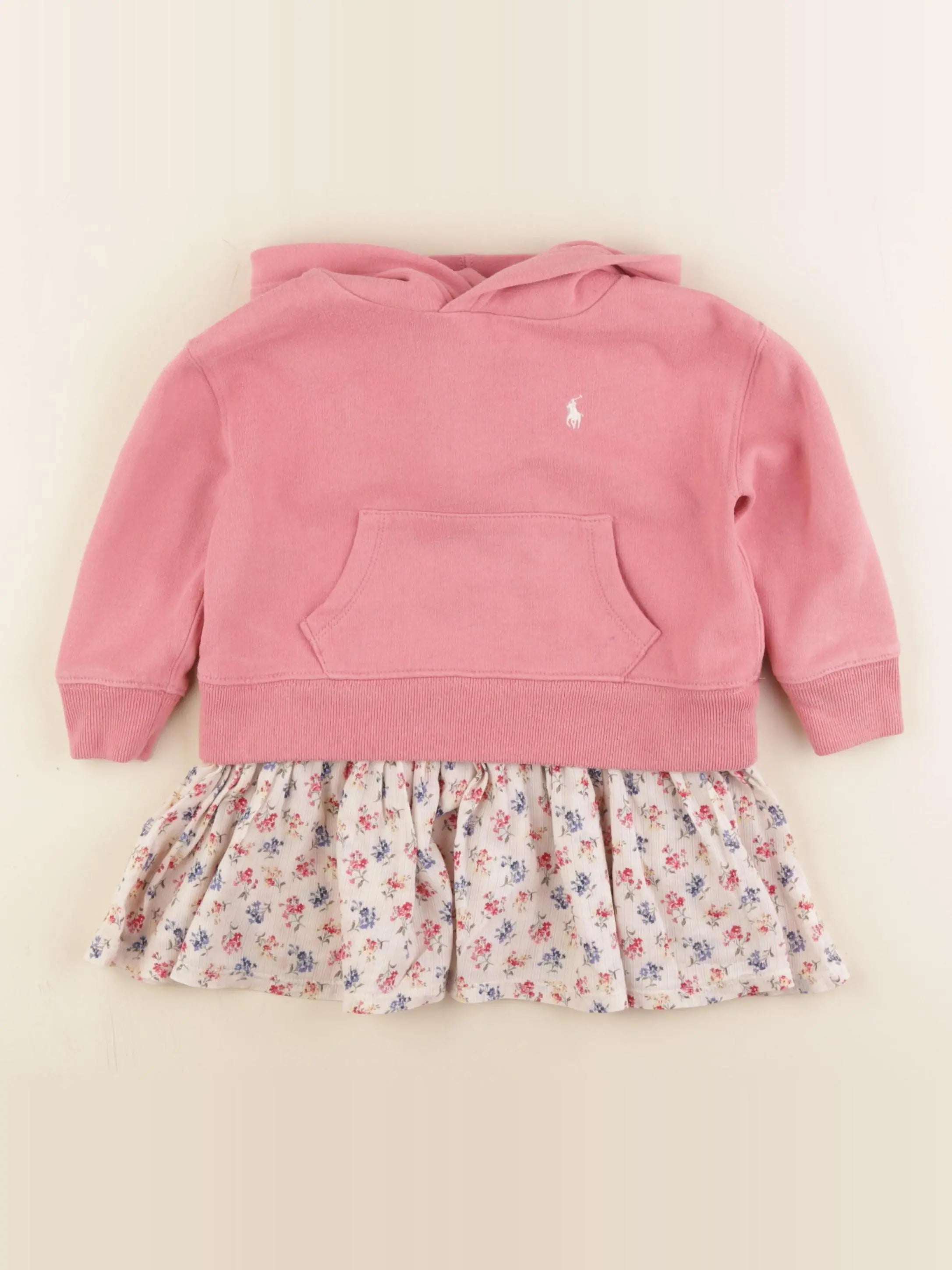 Ralph Lauren - robe rose - 2 ans