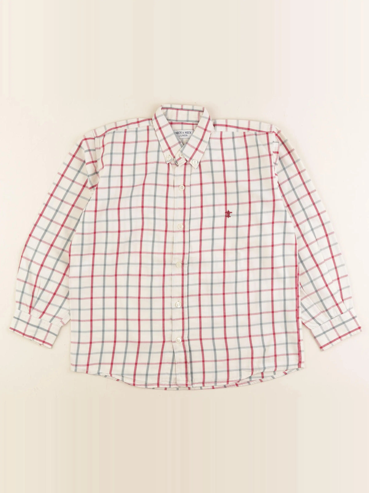 Neck & Neck - chemise beige - 8 ans