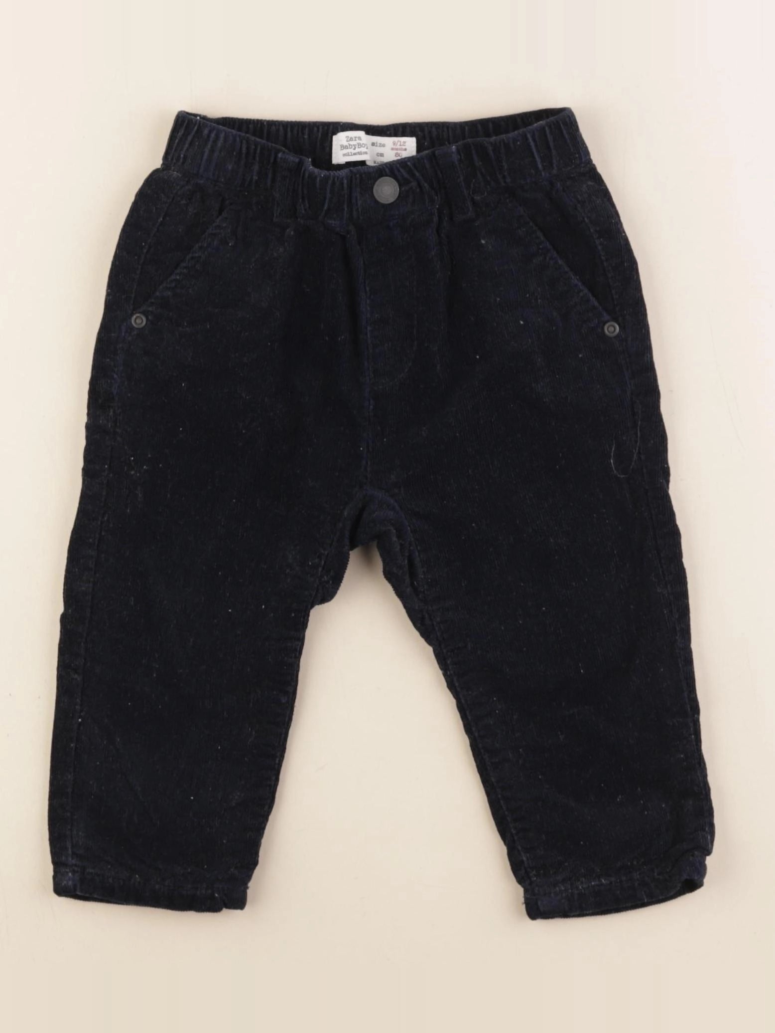 Zara - pantalon bleu - 9/12 mois