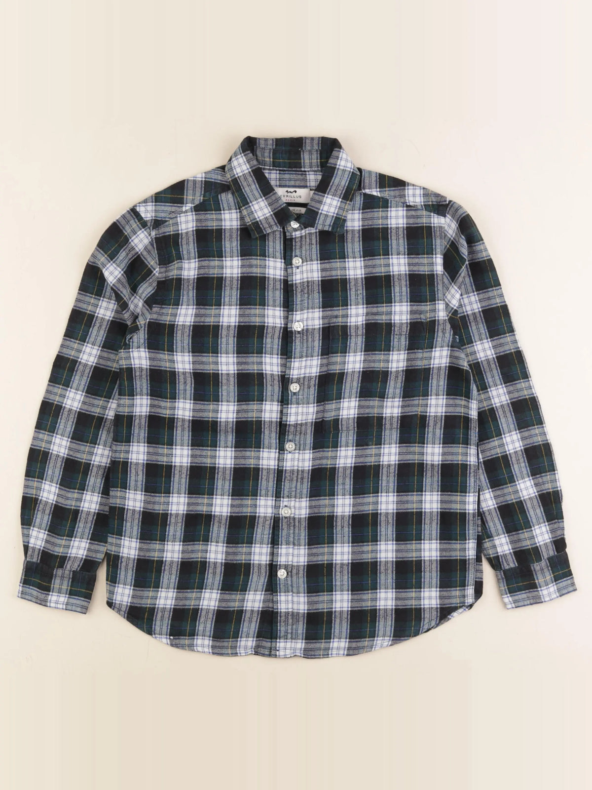 Cyrillus - chemise bleu - 10 ans