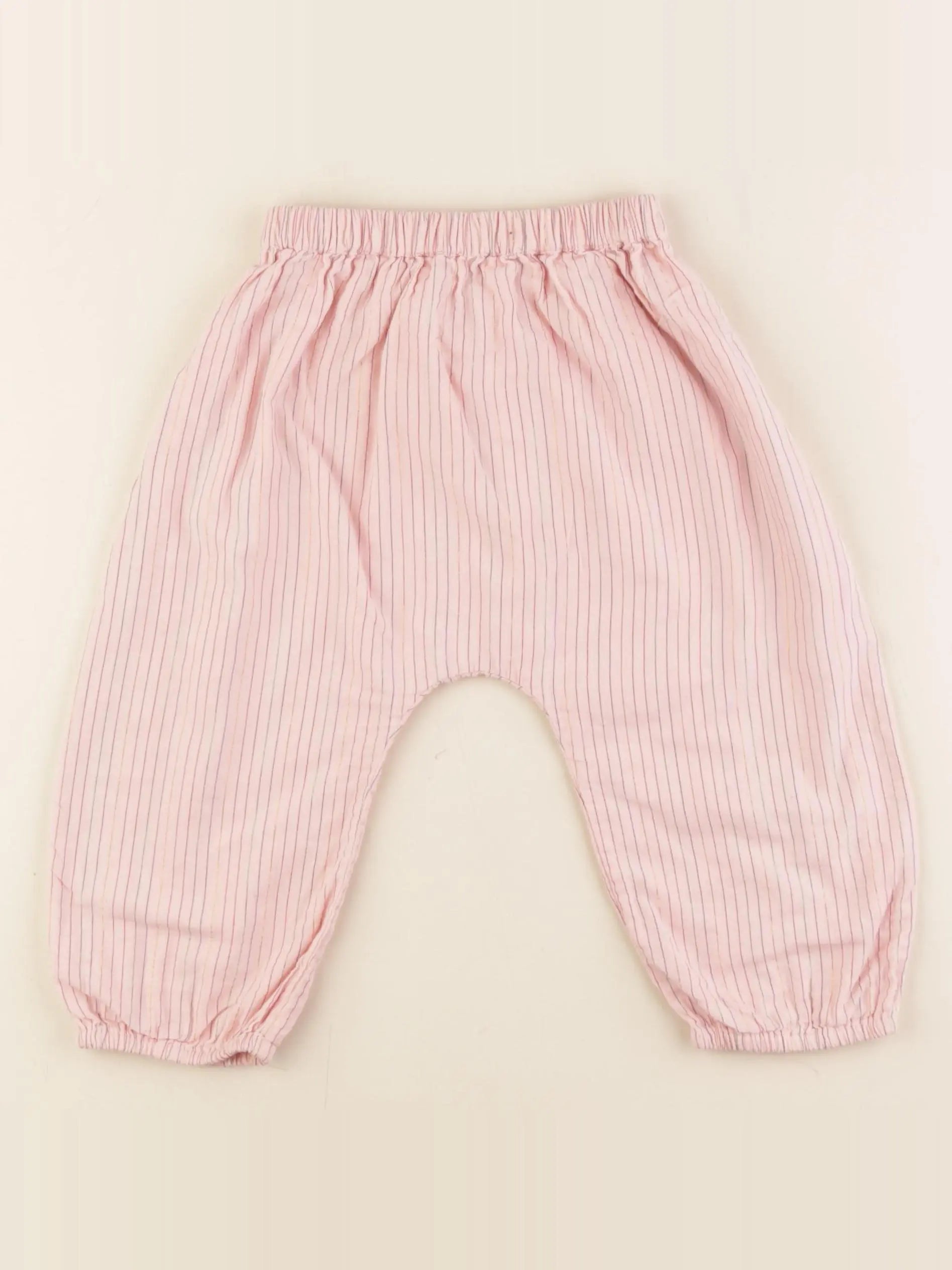 Bonheur du jour - sarouel rose - 1 an à 2 ans