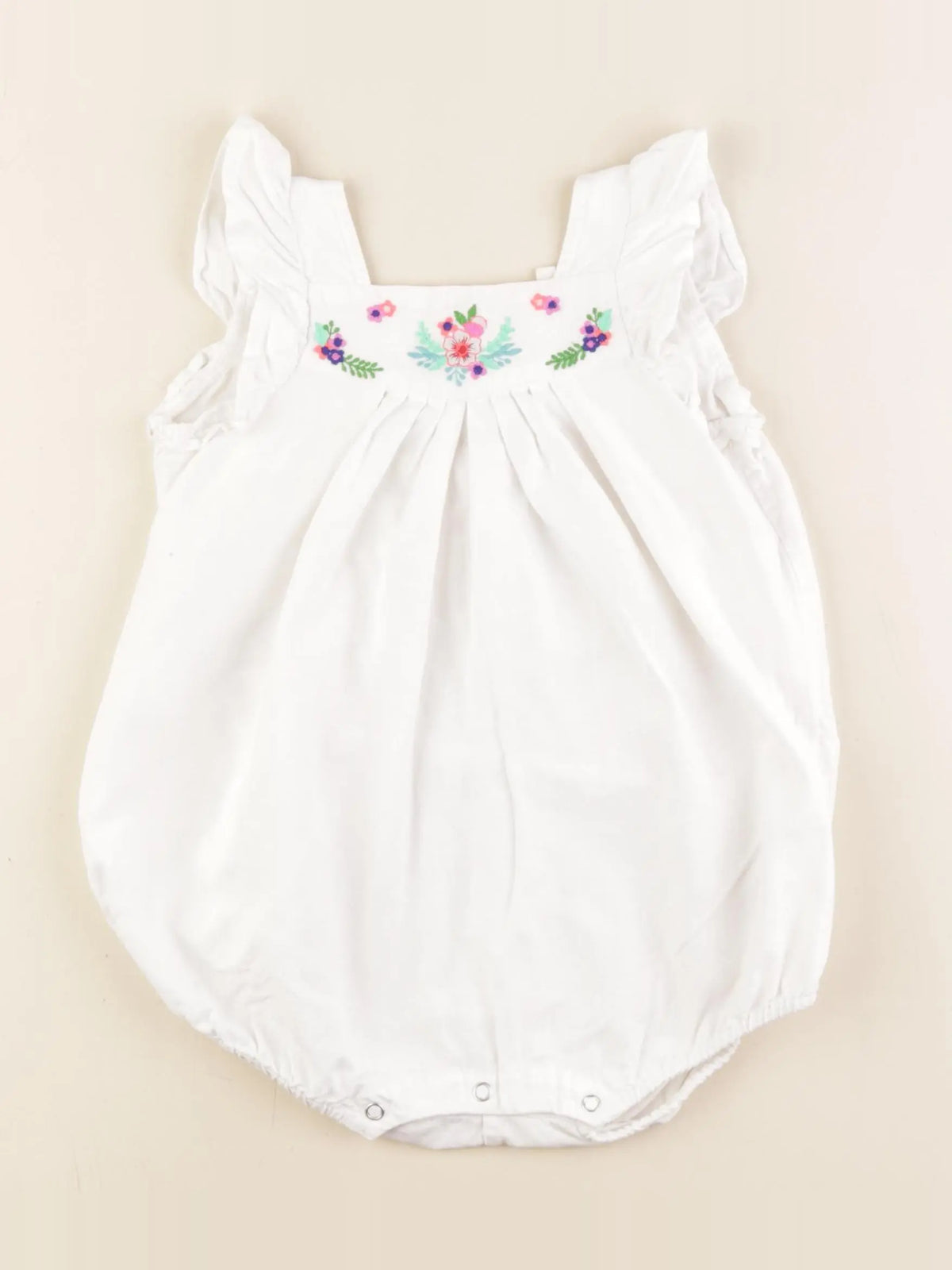 Bonton - combinaison blanc - 2 ans