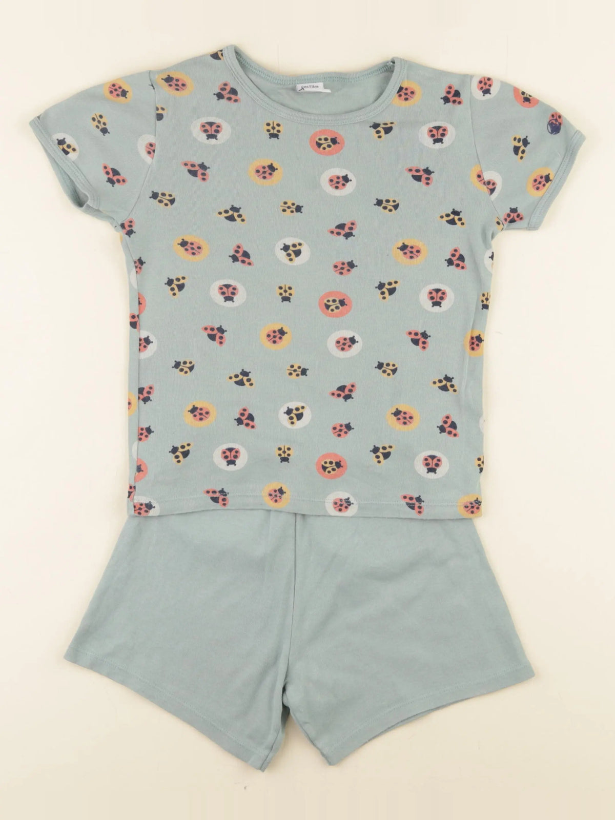 Petit Bateau - pyjama coton vert - 6 ans