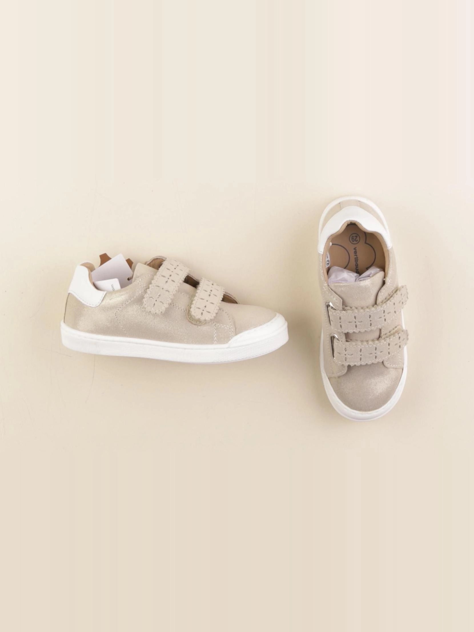 Vertbaudet - baskets beige - pointure 29