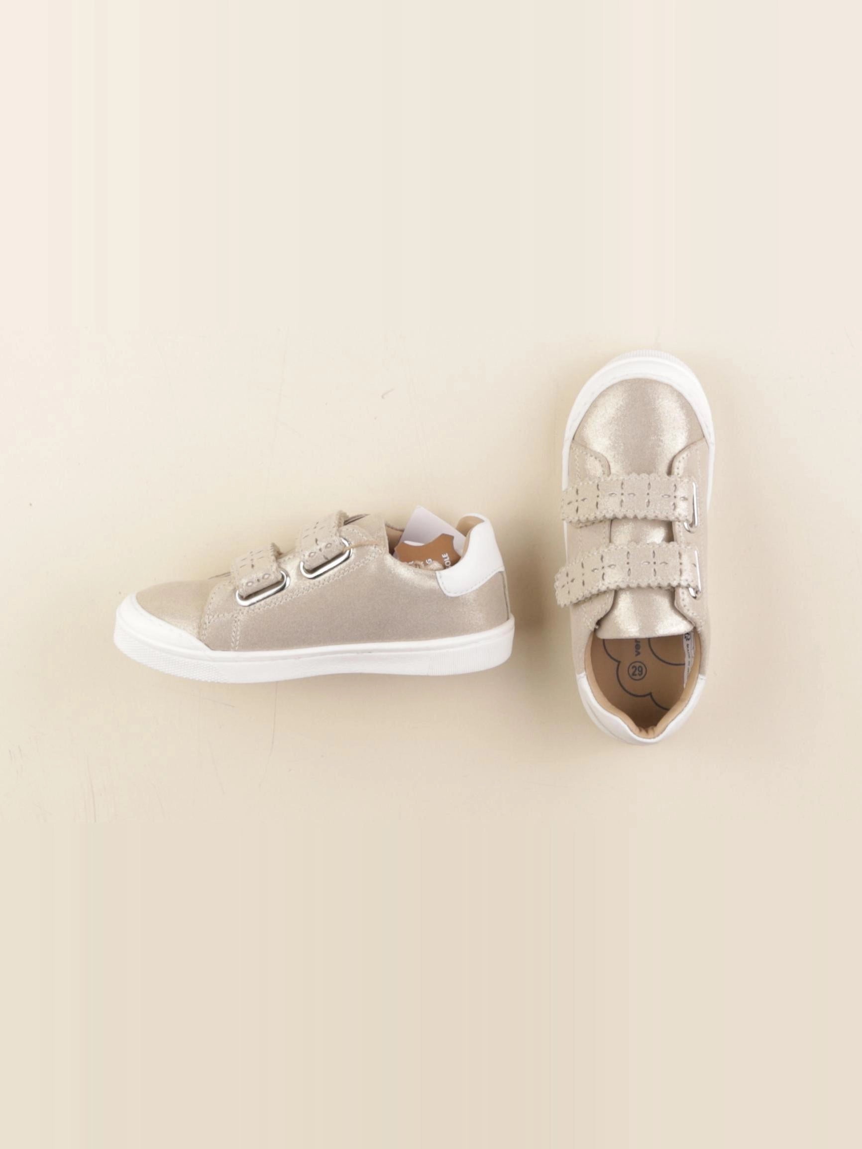 Vertbaudet - baskets beige - pointure 29