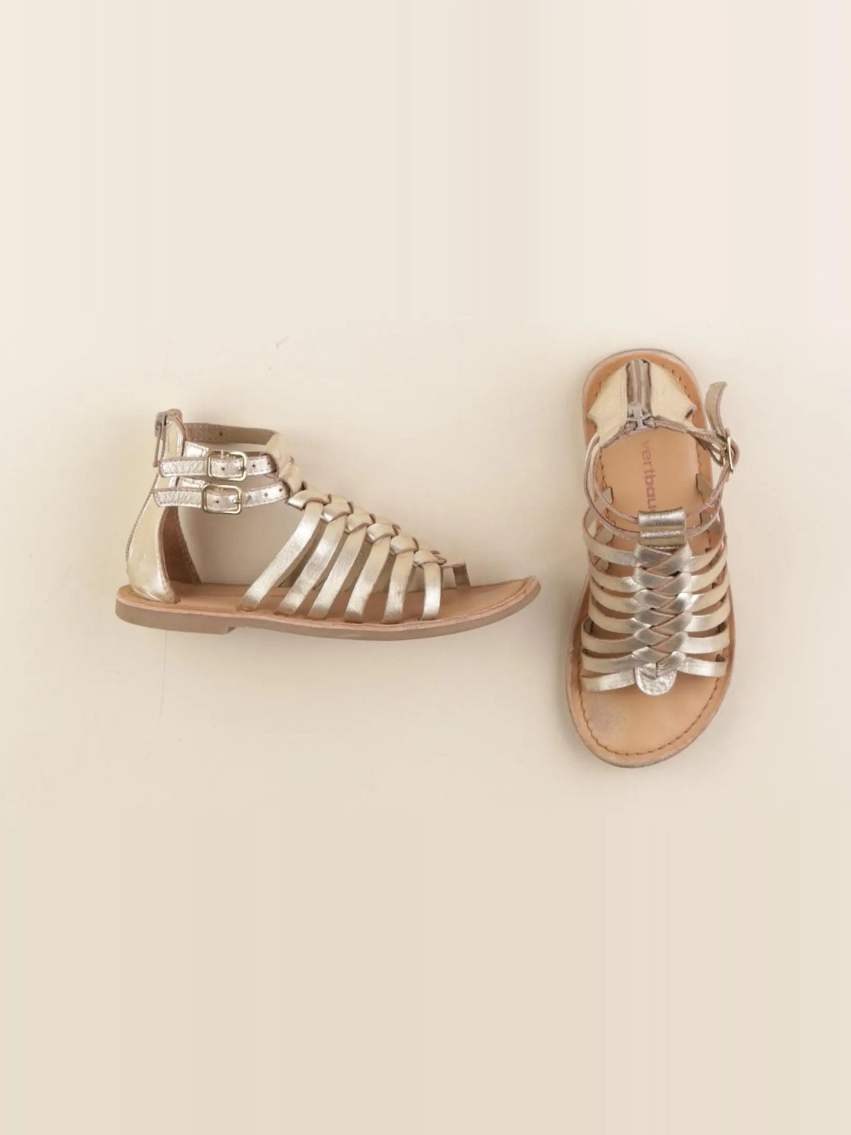 Vertbaudet - sandales bronze - pointure 29