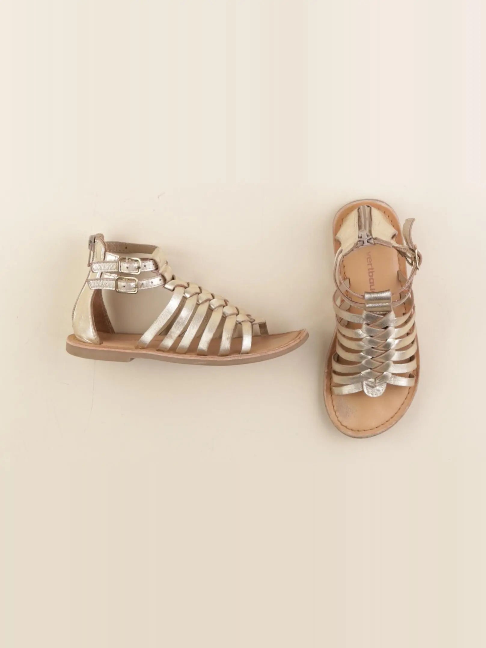 Vertbaudet - sandales bronze - pointure 29