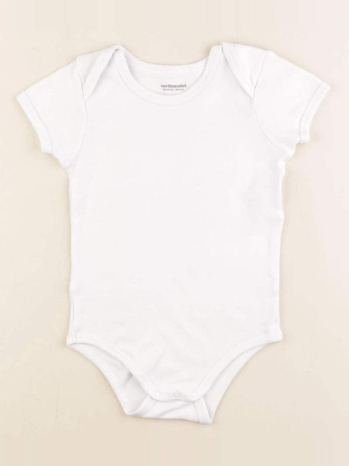 Vertbaudet - body blanc - 36 mois