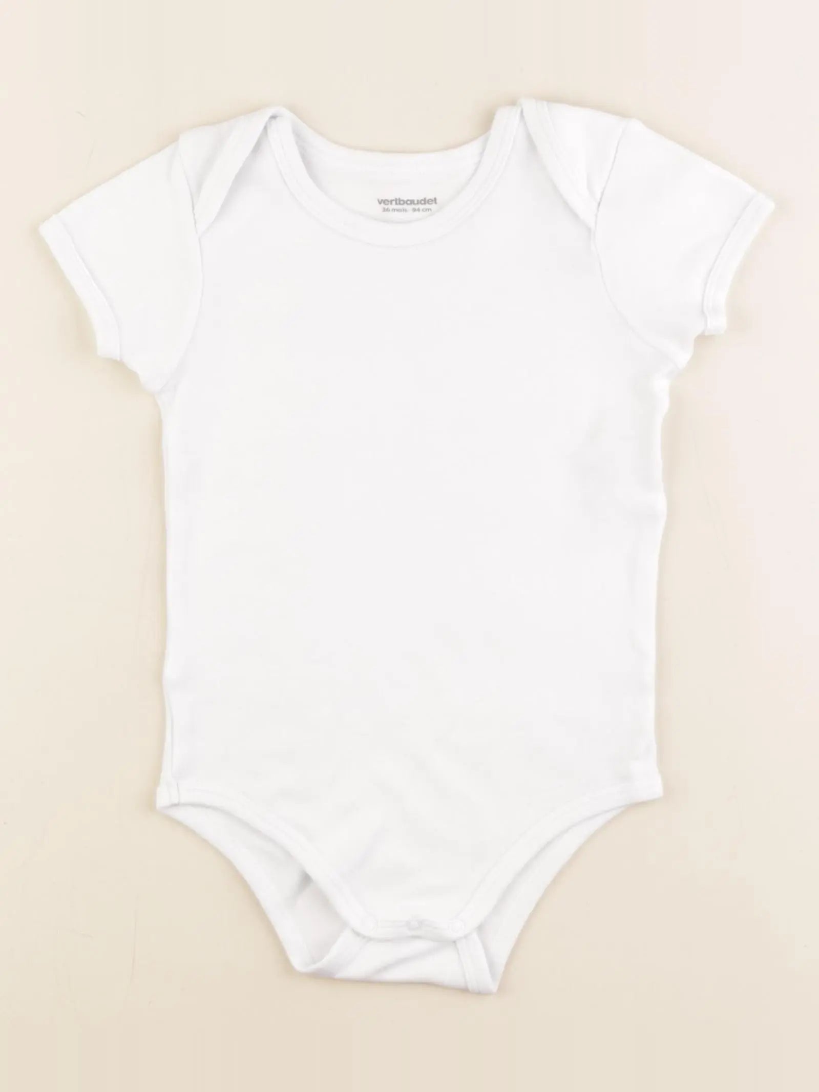 Vertbaudet - body blanc - 36 mois