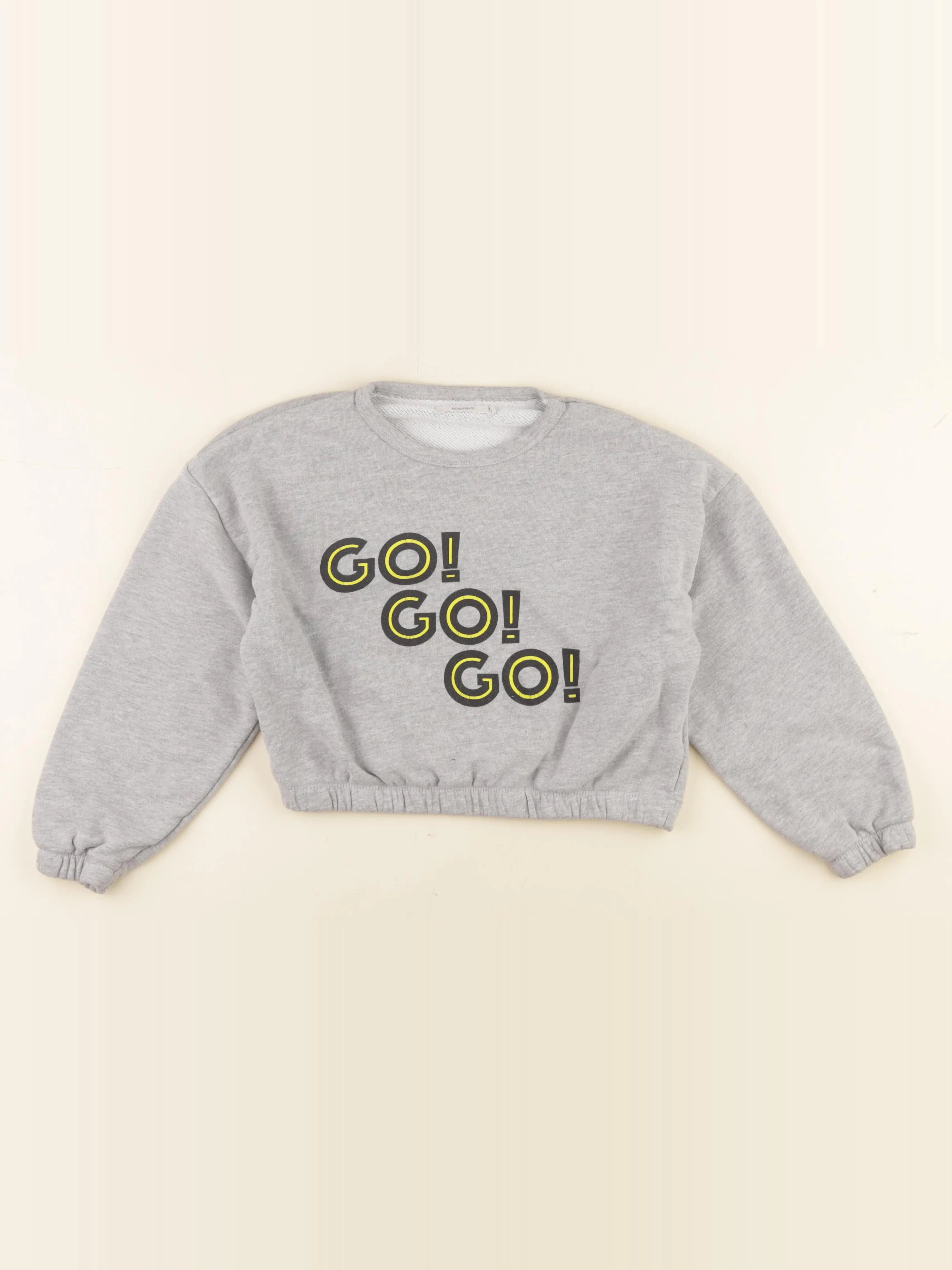 Monoprix - sweat gris - 12 ans