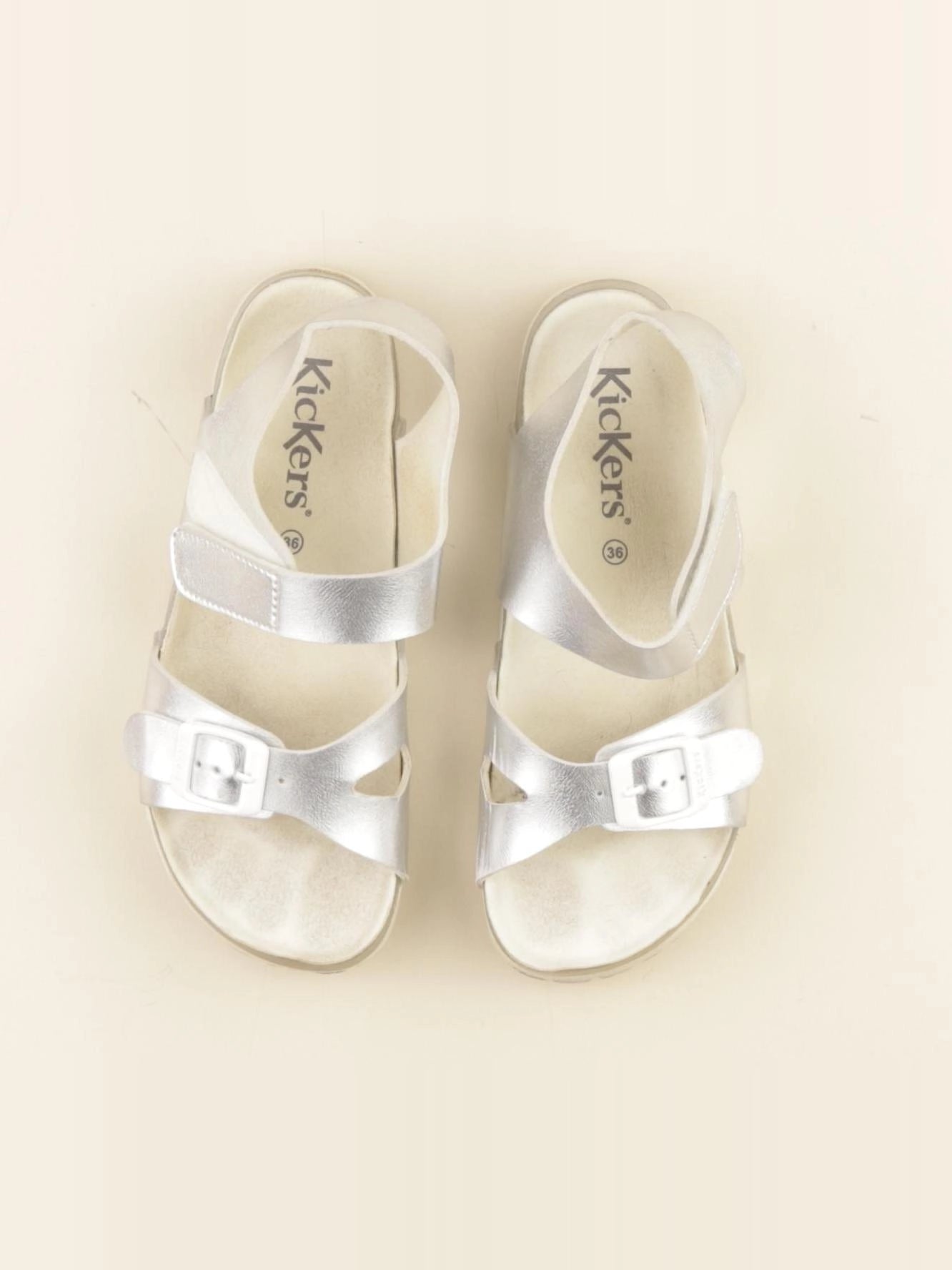 Kickers - sandales argent, gris - pointure 36