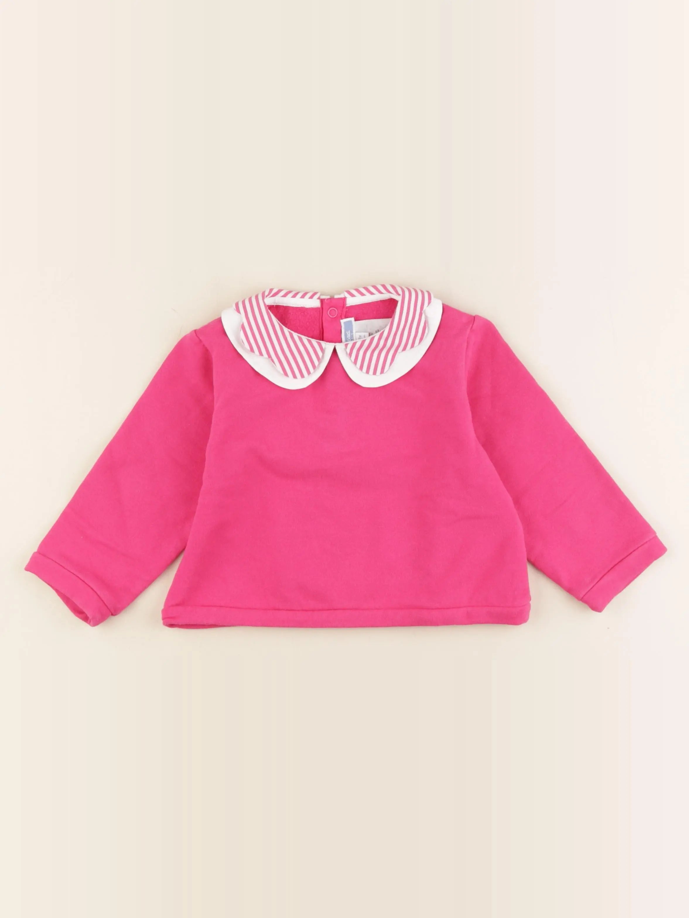 Jacadi - sweat rose - 24 mois