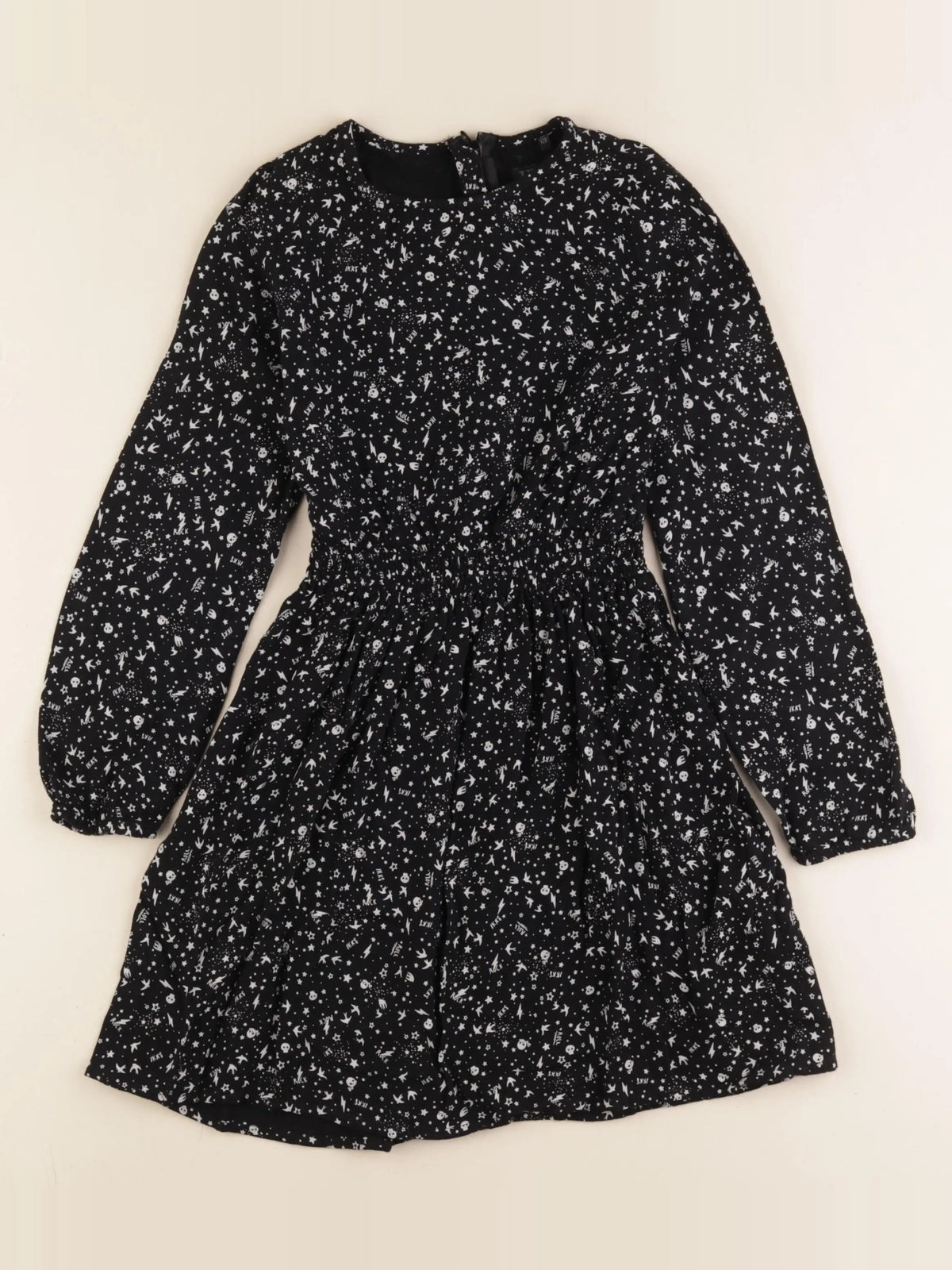 IKKS - robe noir - 8 ans