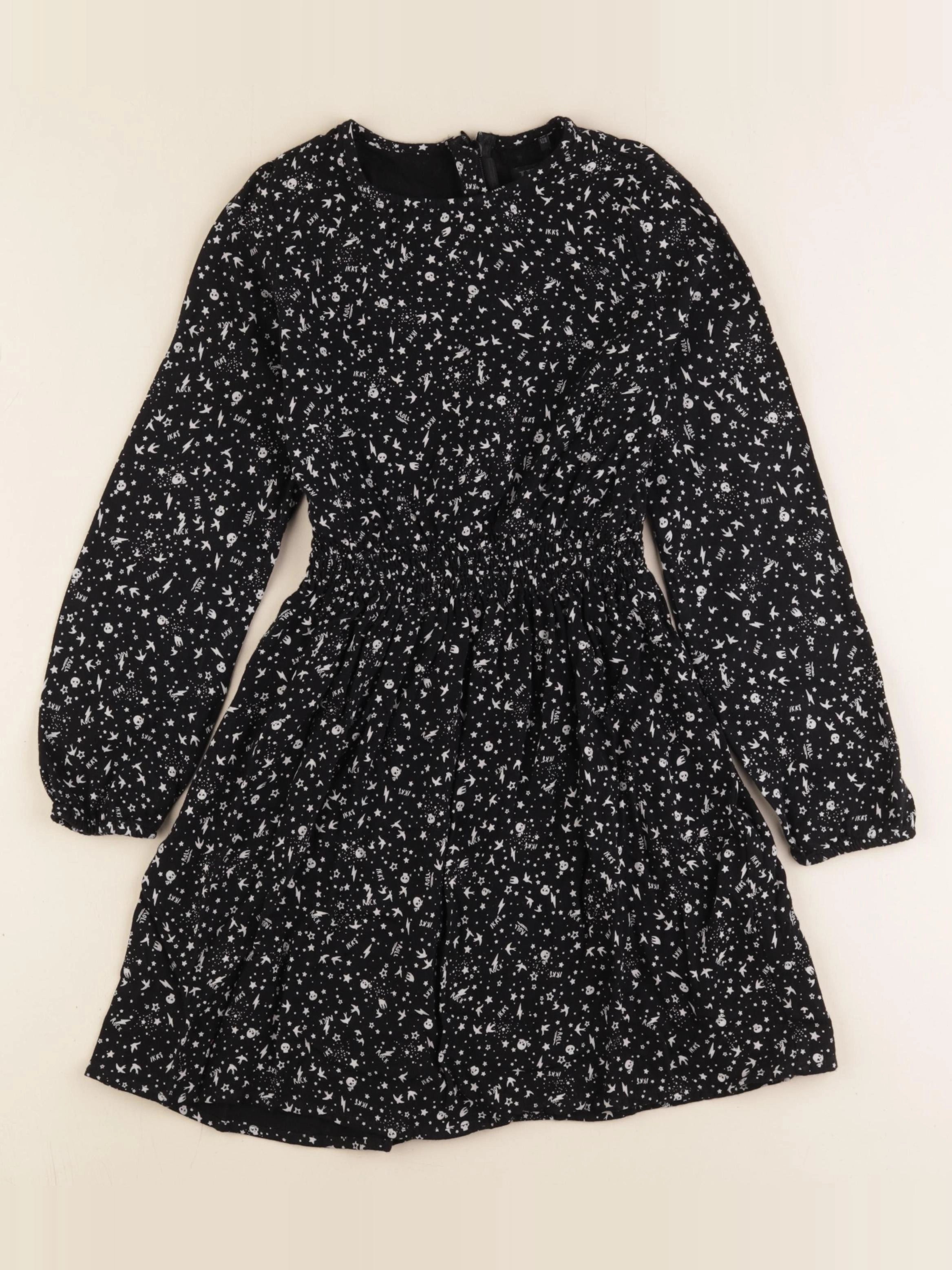 IKKS - robe noir - 8 ans