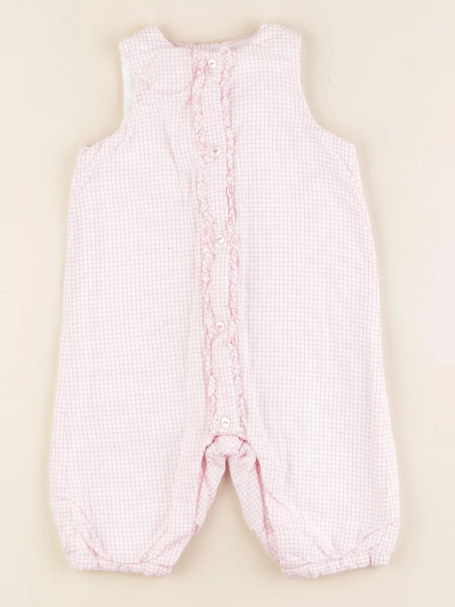 Jacadi - combinaison doublé rose - 6 mois