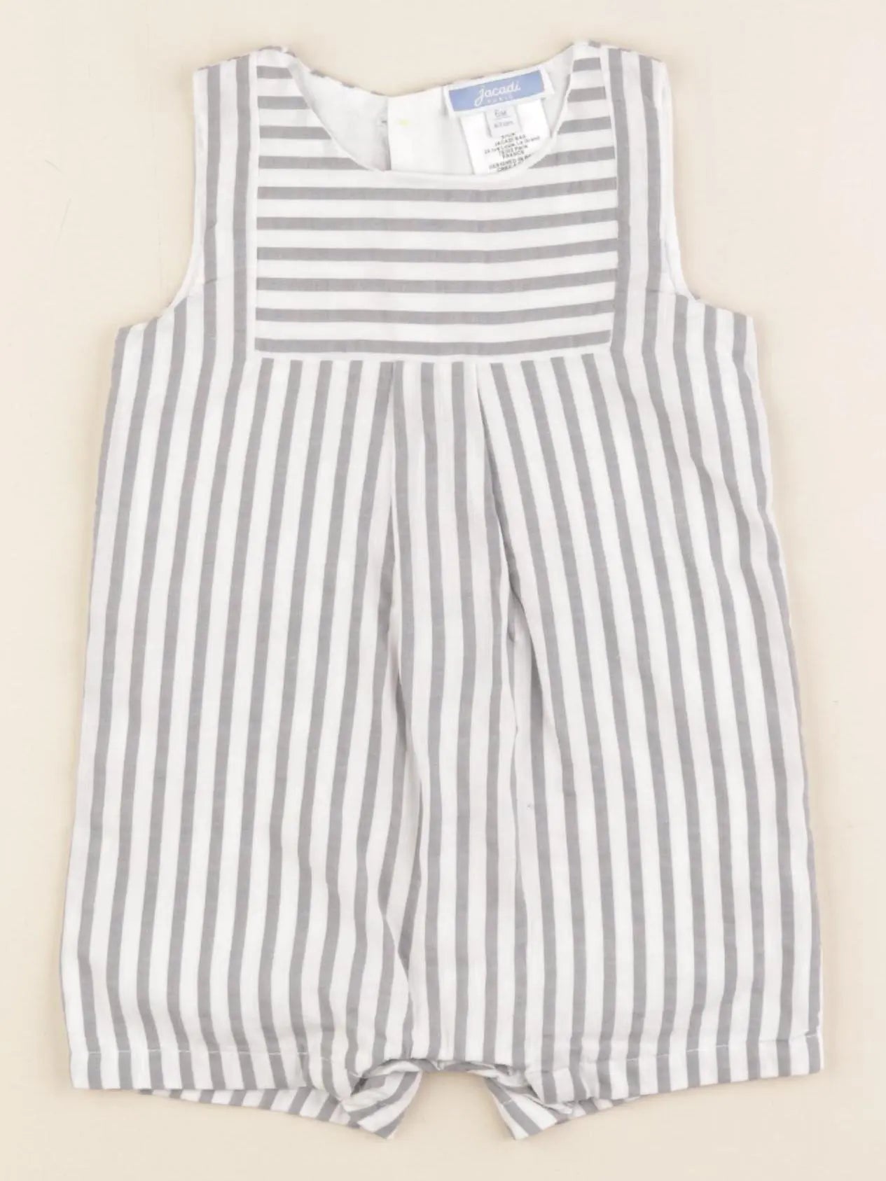 Jacadi - combinaison gris - 6 mois