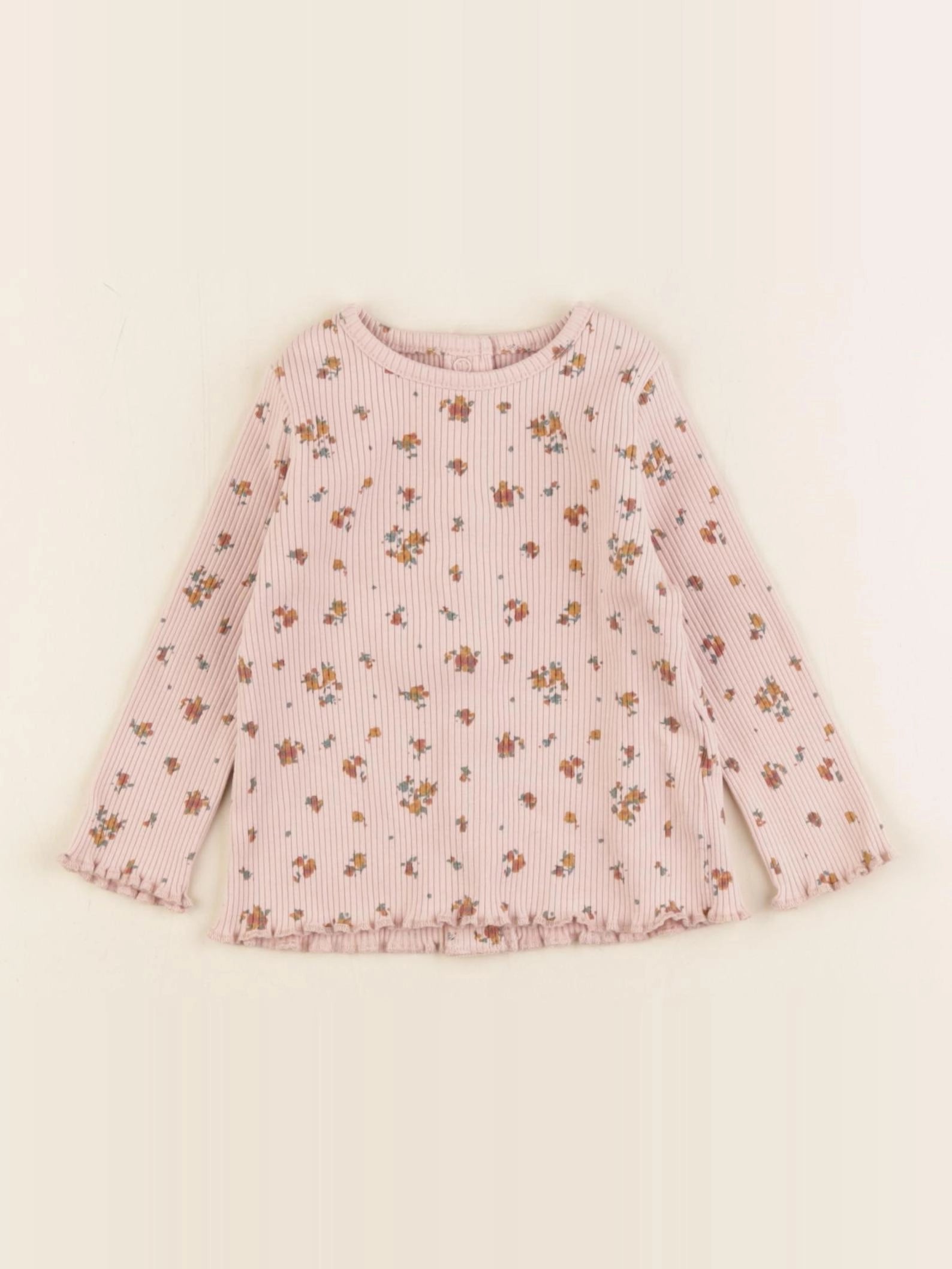 Vertbaudet - tee-shirt rose - 9 mois