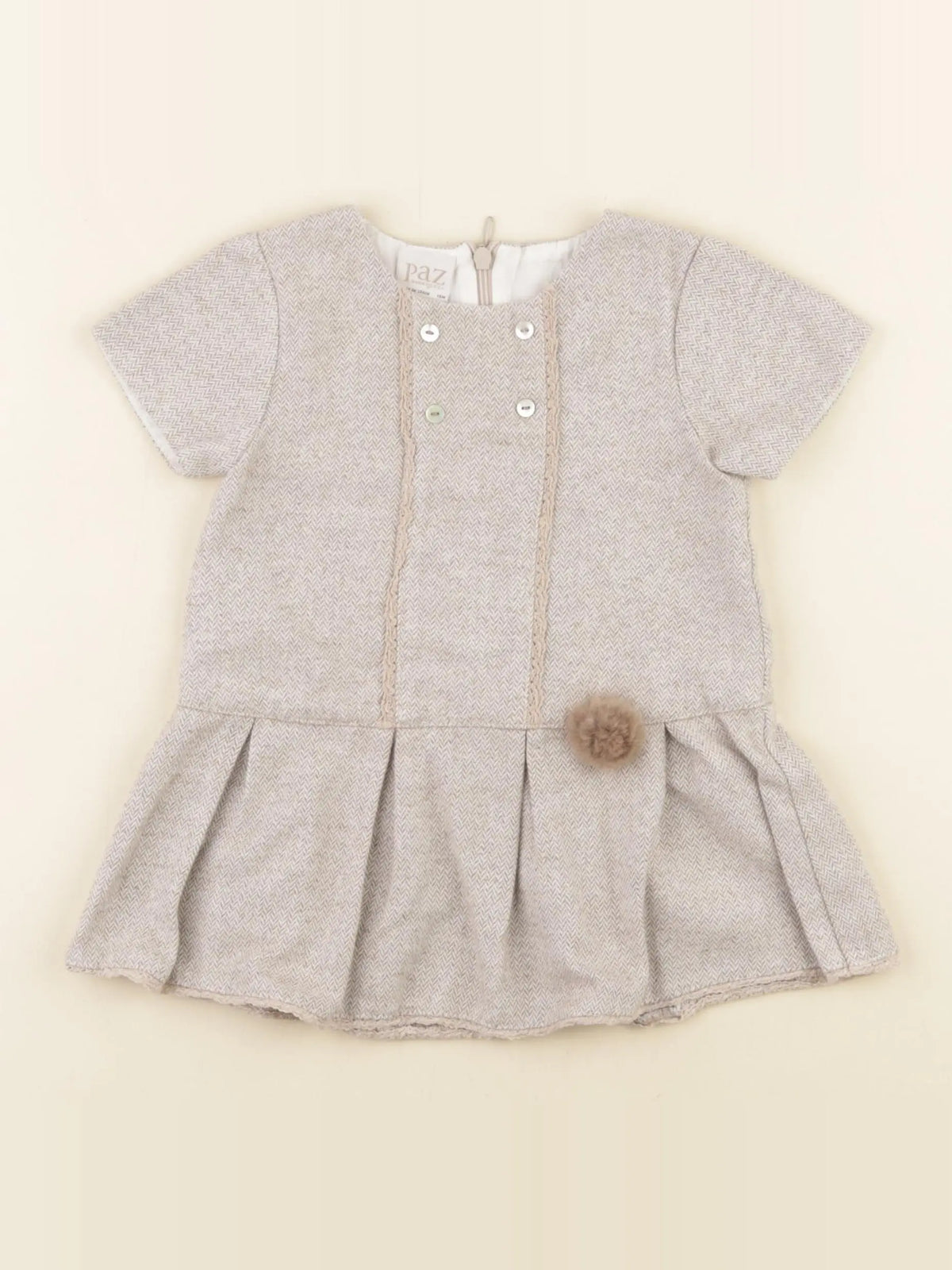 Paz Rodriguez - robe beige - 18 mois