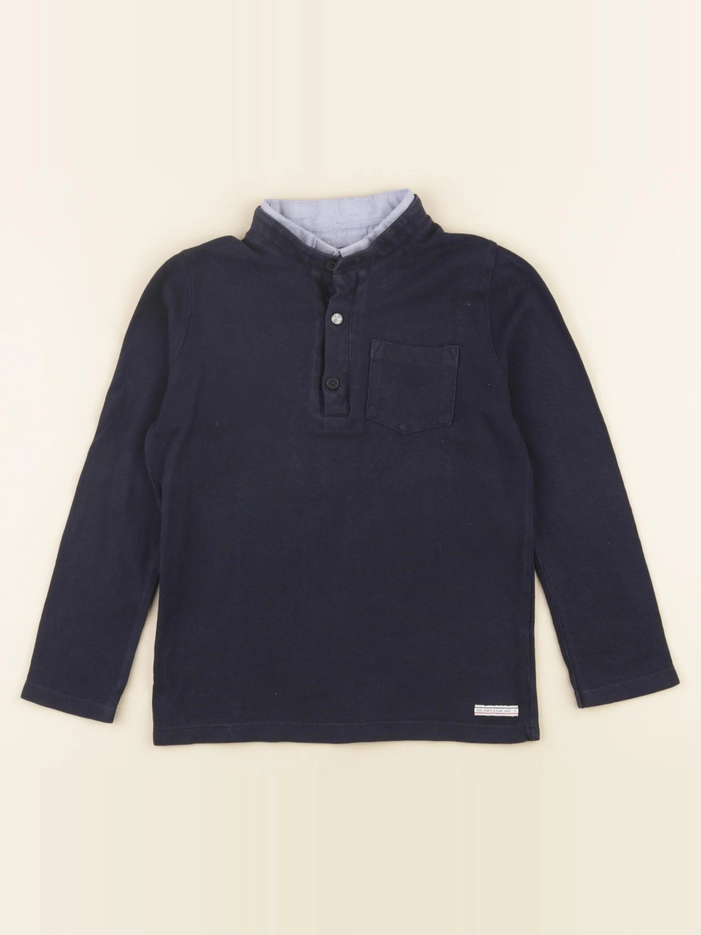 IKKS - polo bleu - 4 ans