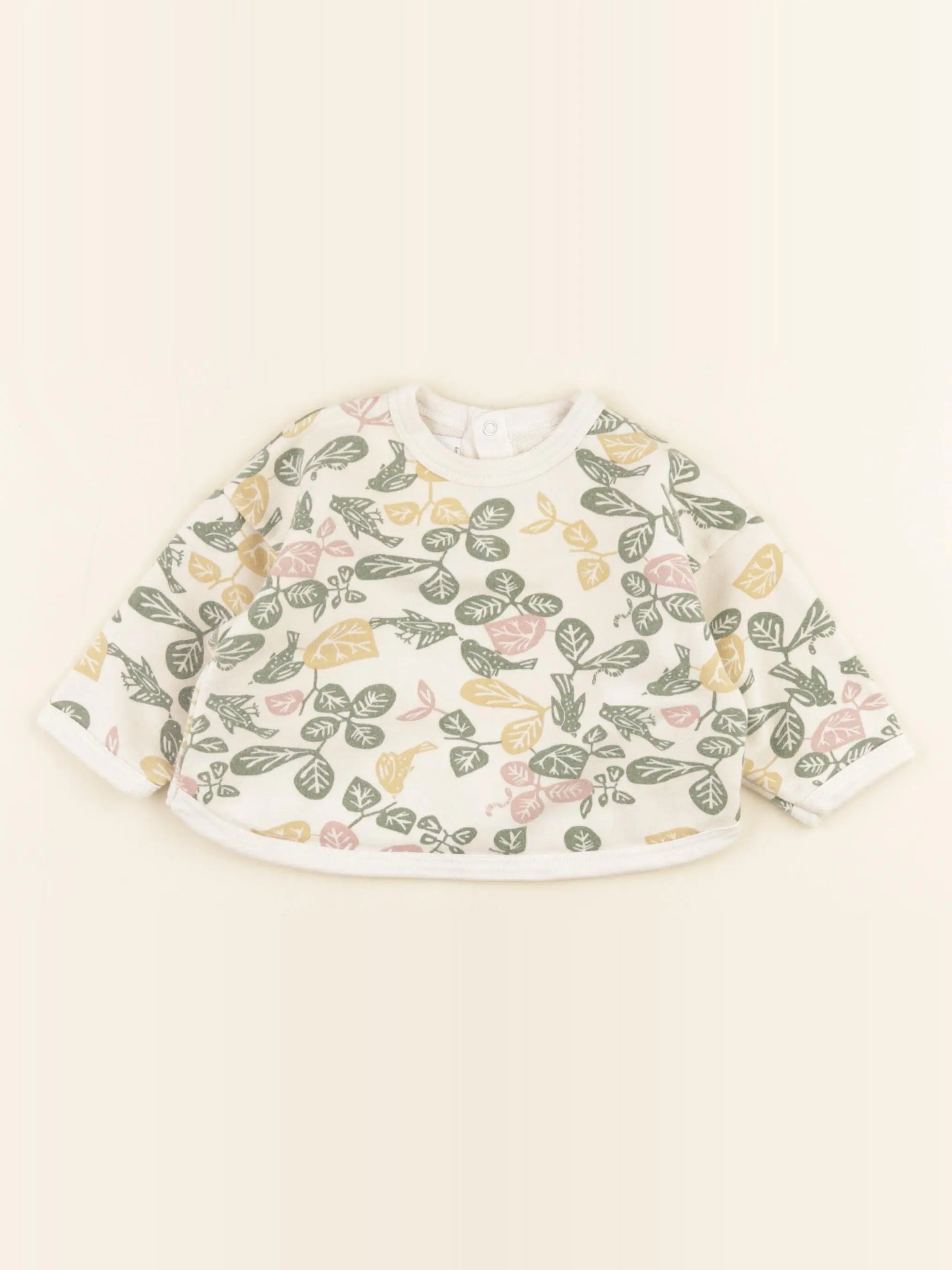 Petit Bateau - sweat multicolore - 6 mois