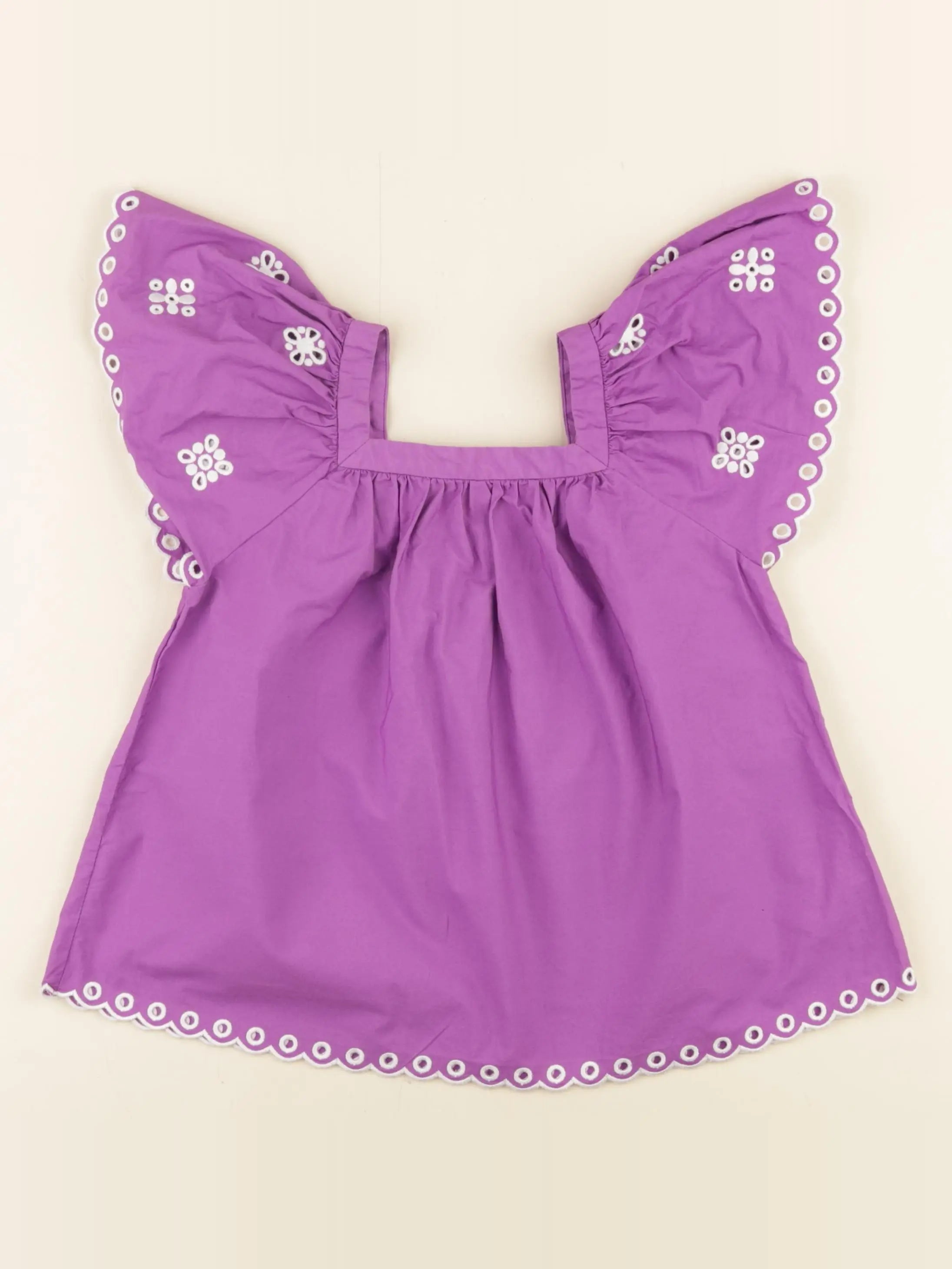 Jacadi - blouse violet - 8 ans