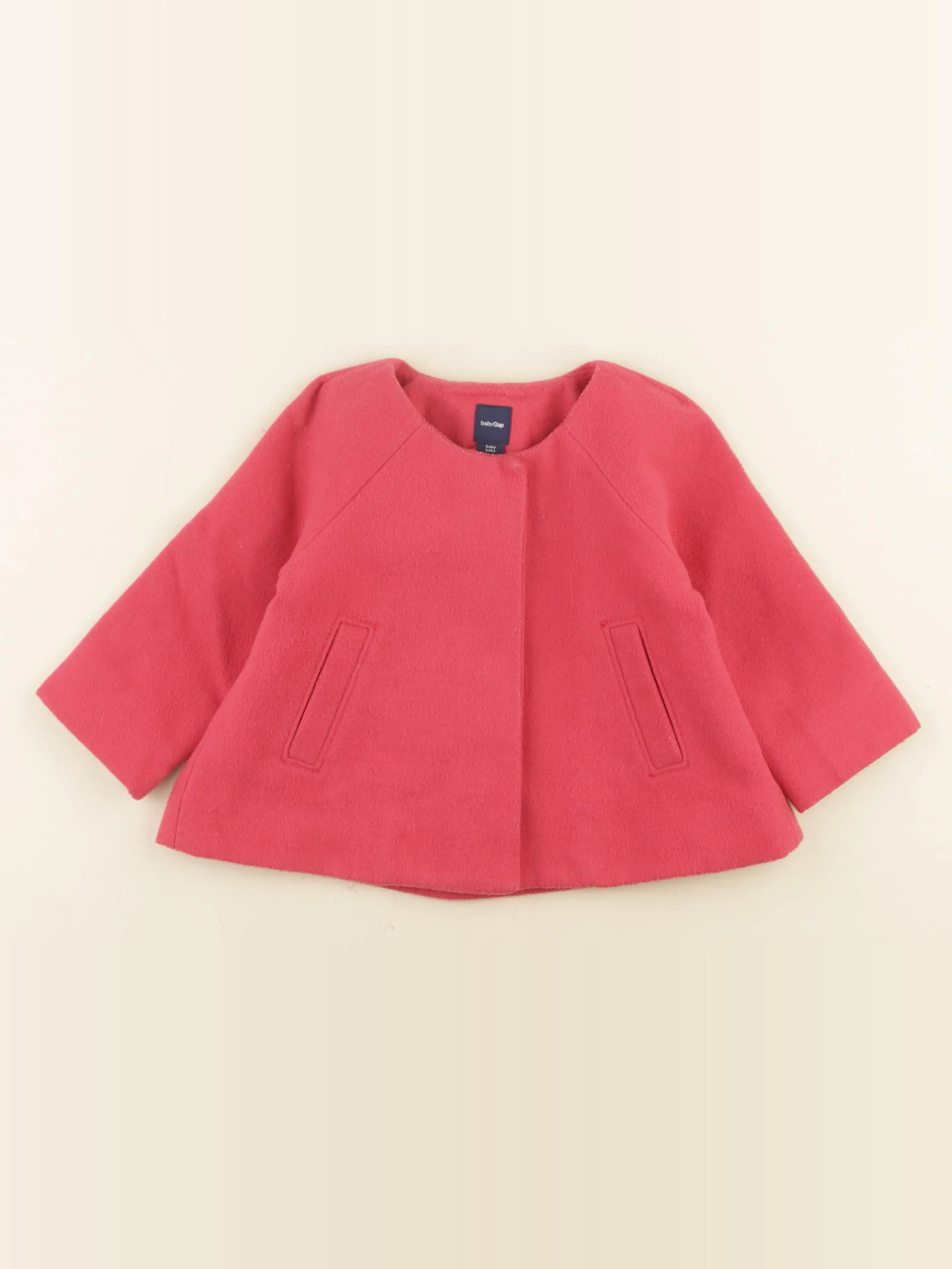 GAP - veste rose - 12/18 mois