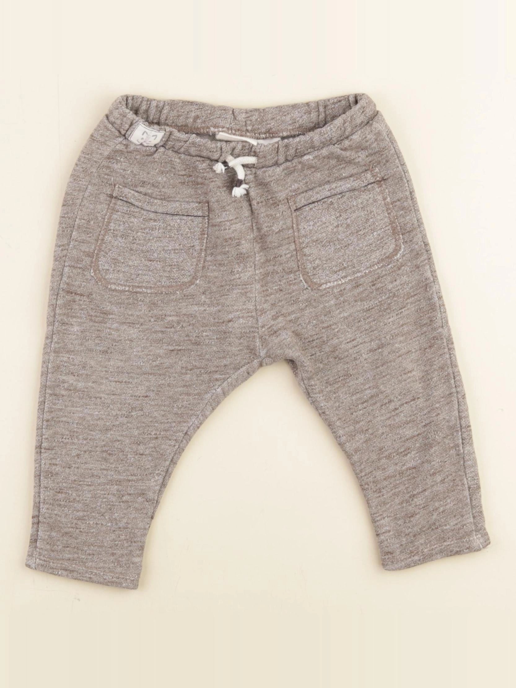 Zara - jogging marron - 9/12 mois