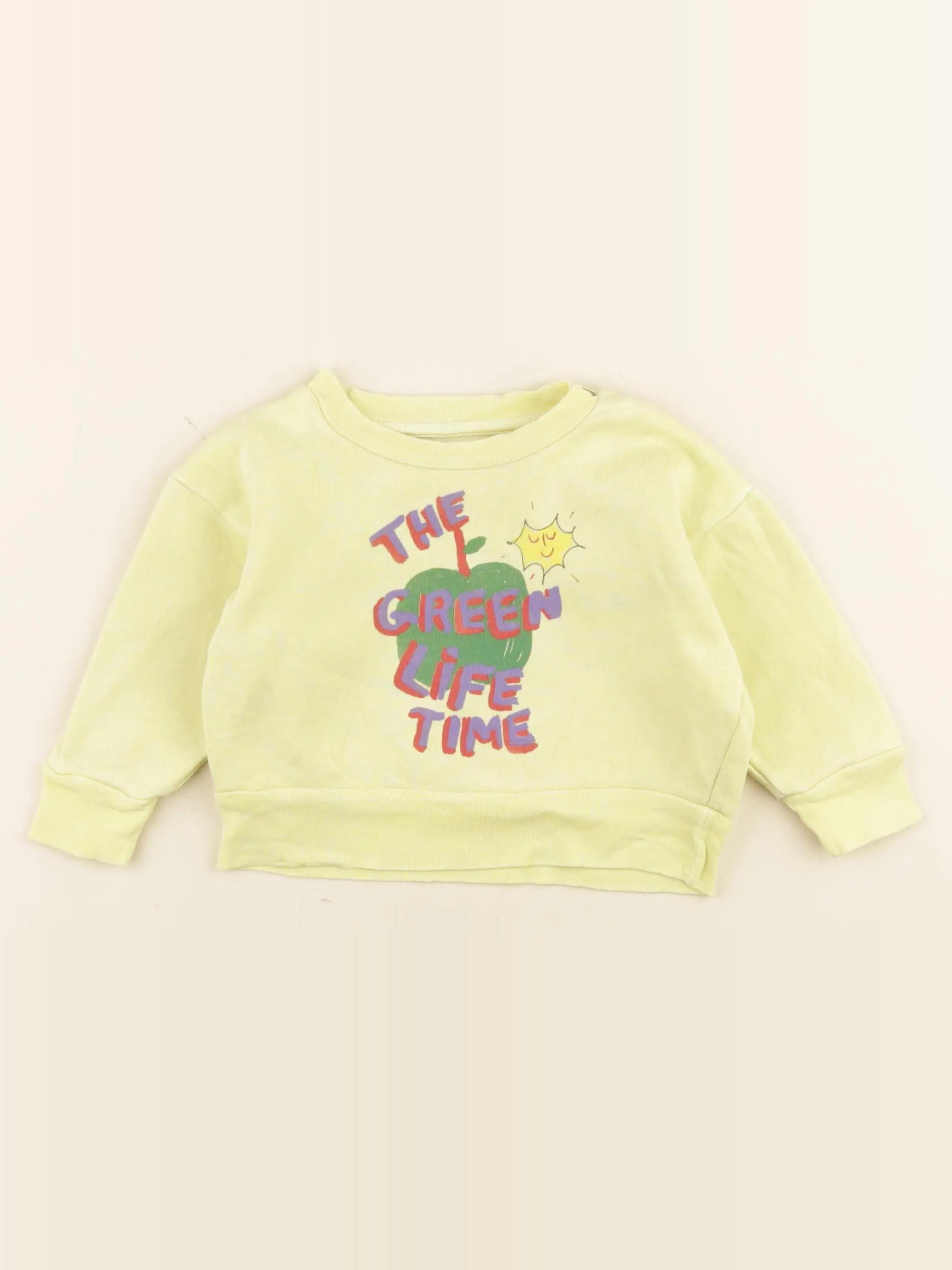 The animals observatory - sweat jaune - 6 mois