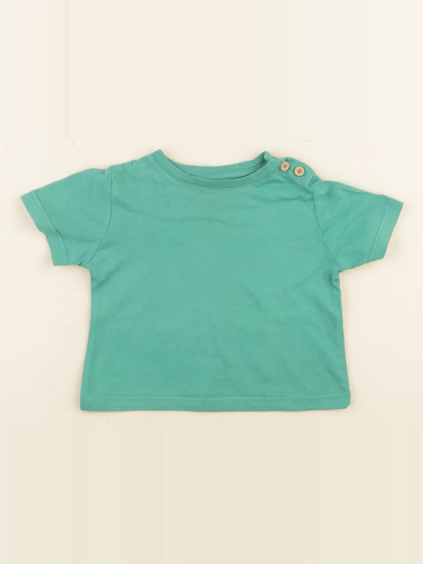 Boutchou - tee-shirt vert - 9 mois