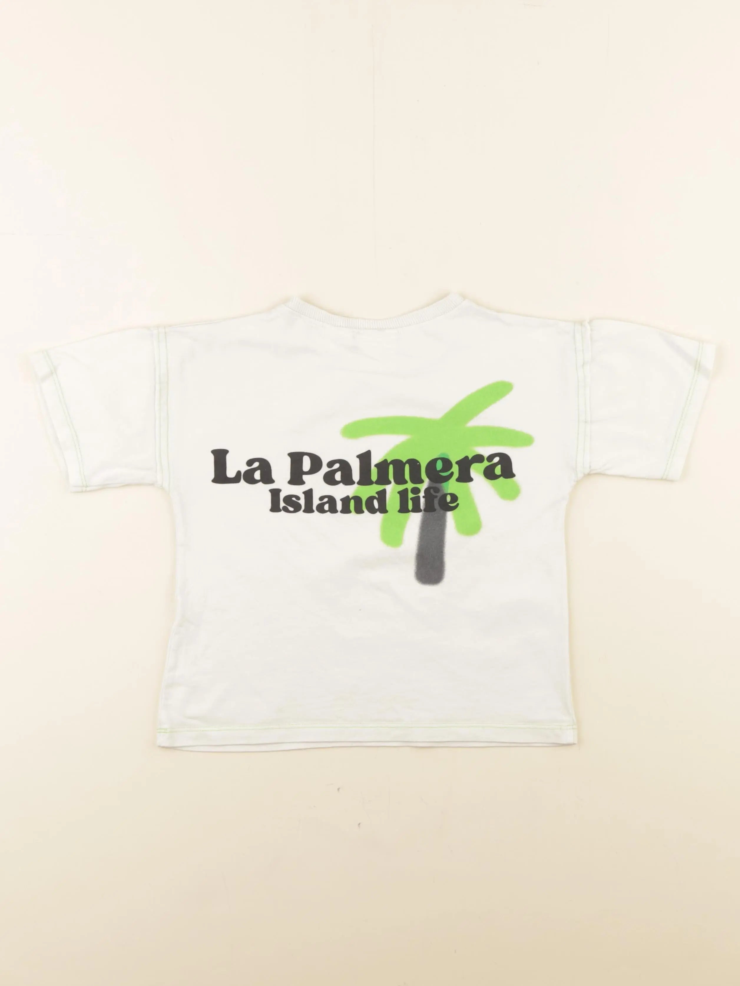 Zara - tee-shirt imprimé au dos blanc - 4 ans