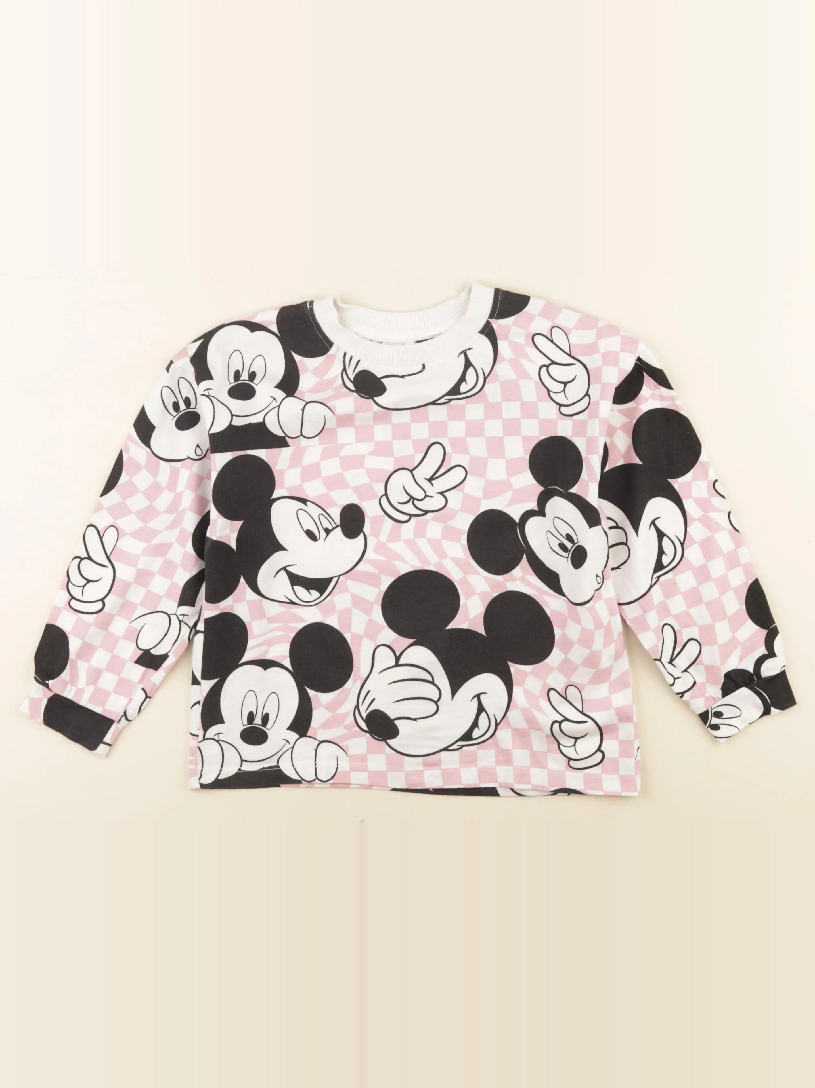 Zara - tee-shirt blanc, noir, rose - 7 ans