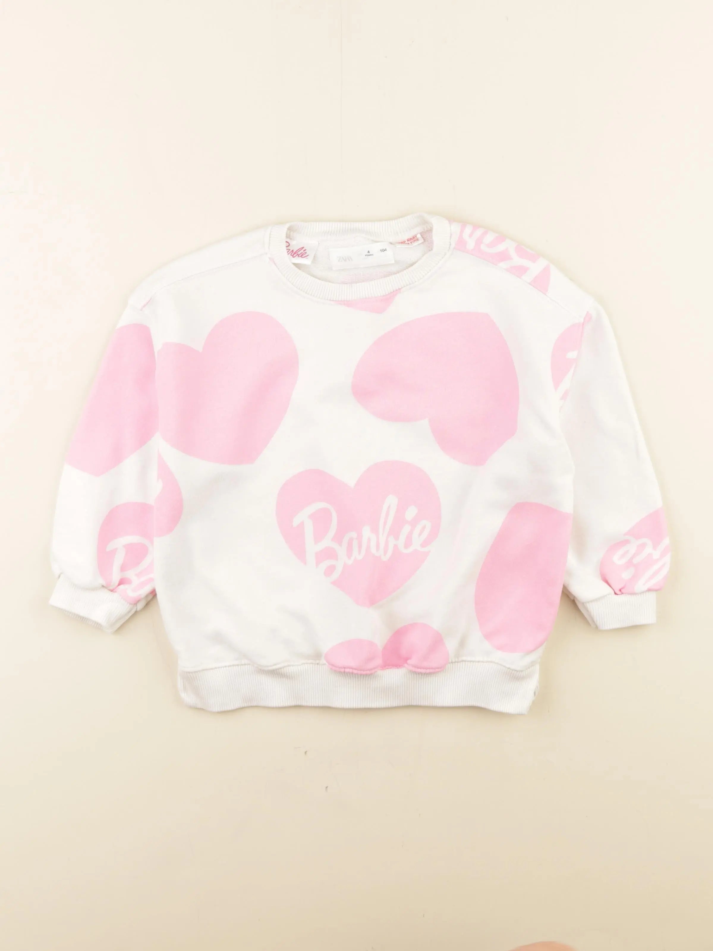 Zara - sweat rose - 4 ans