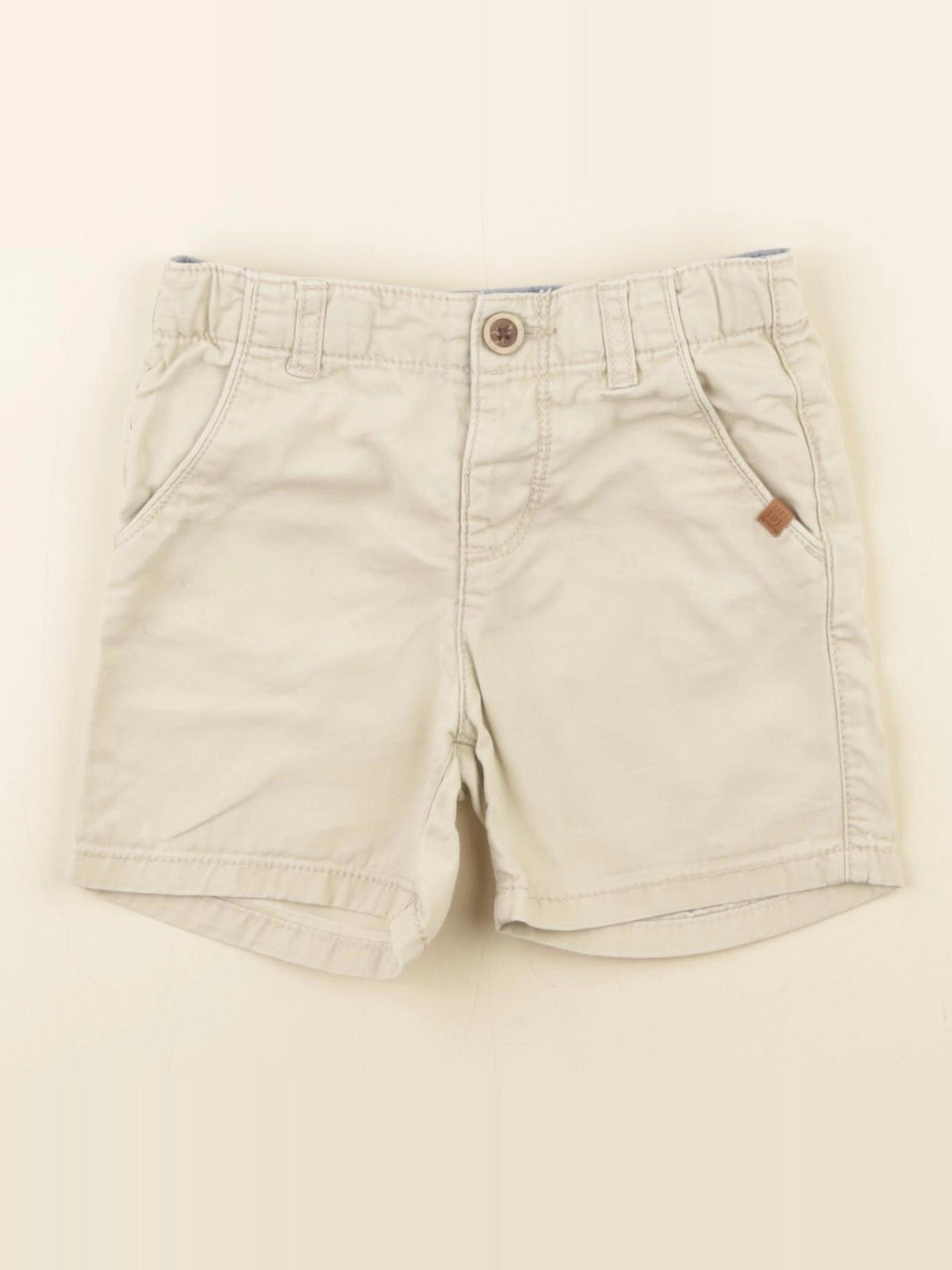 Zara - short beige - 9/12 mois