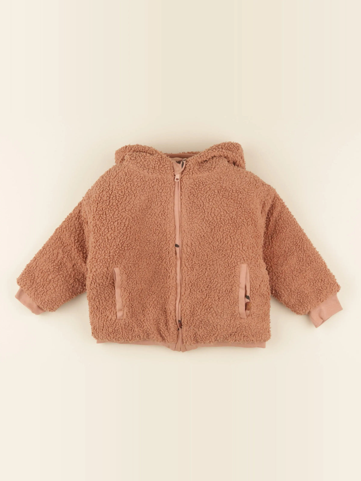 Manteau Nounours rose