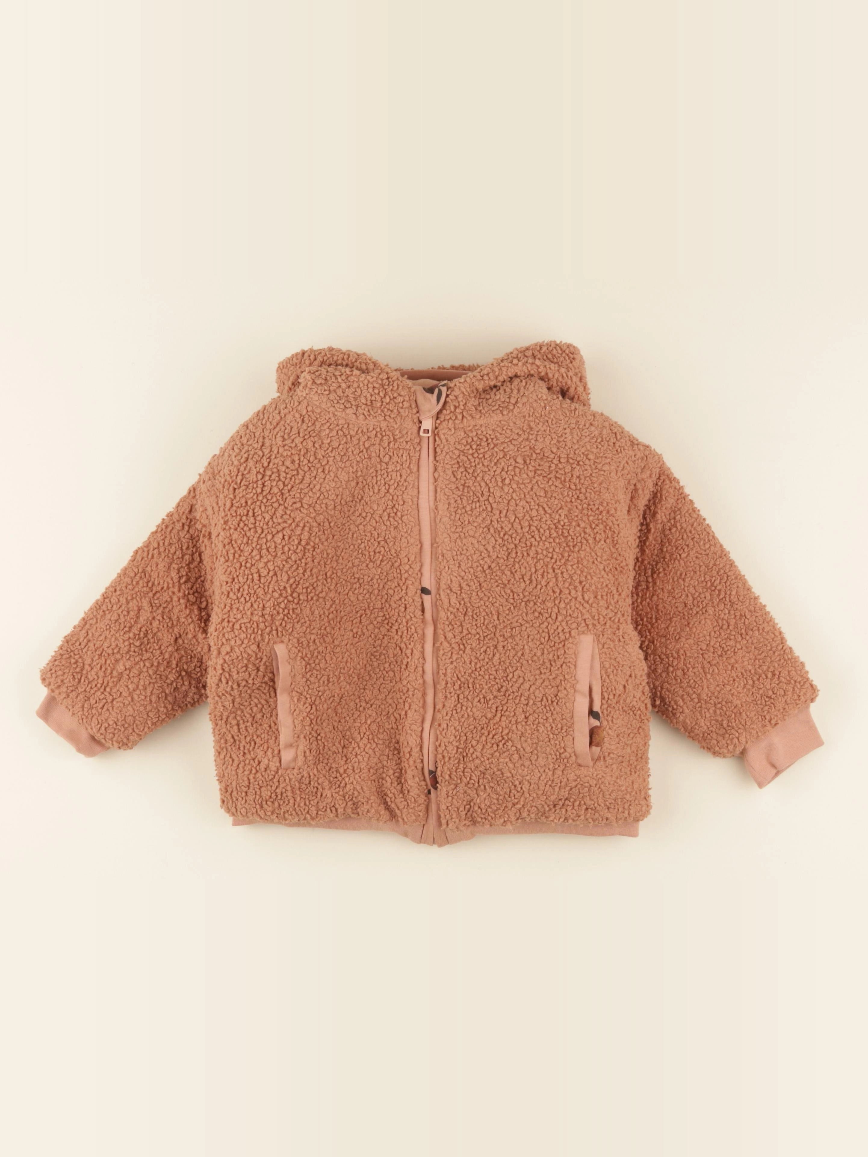 Manteau Nounours rose