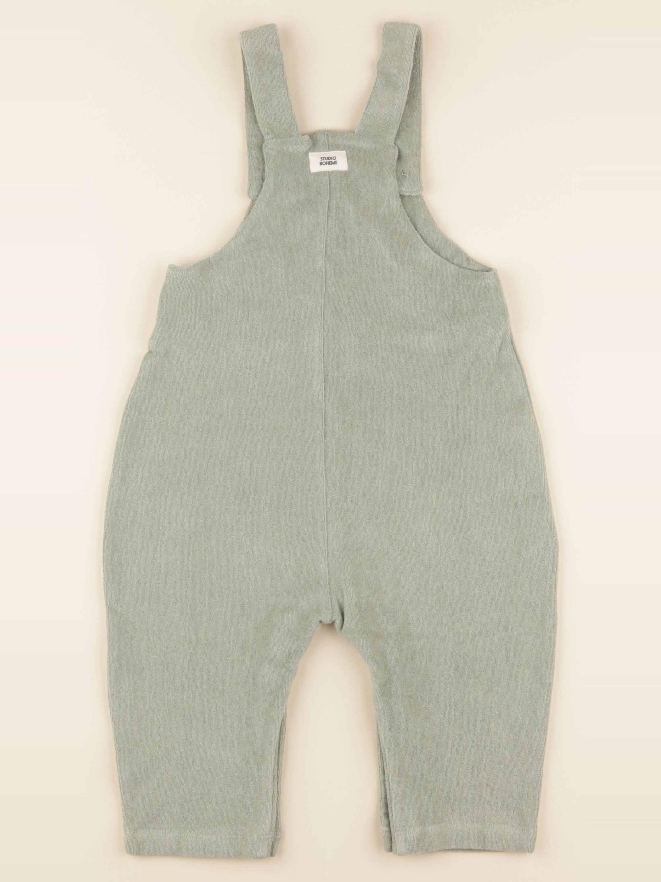 Salopette Homer Terry vert