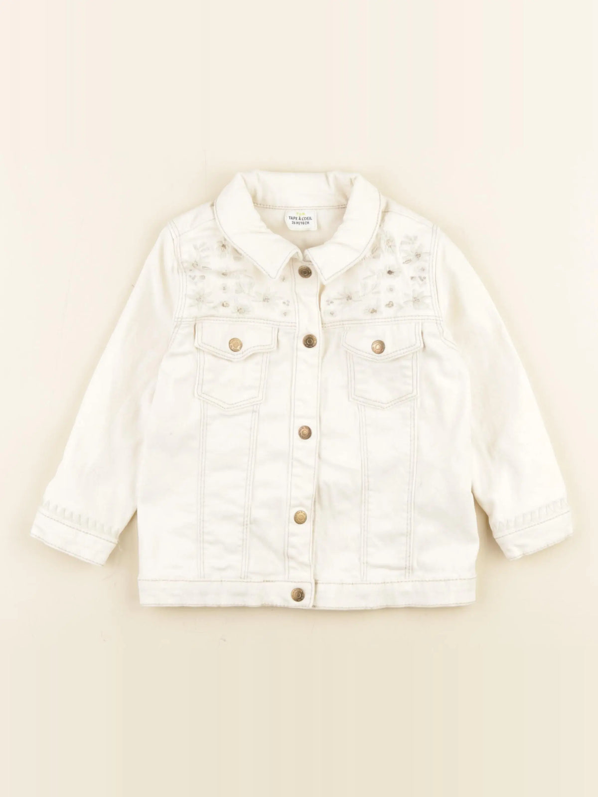 Tape à l'oeil - veste blanc - 36 mois