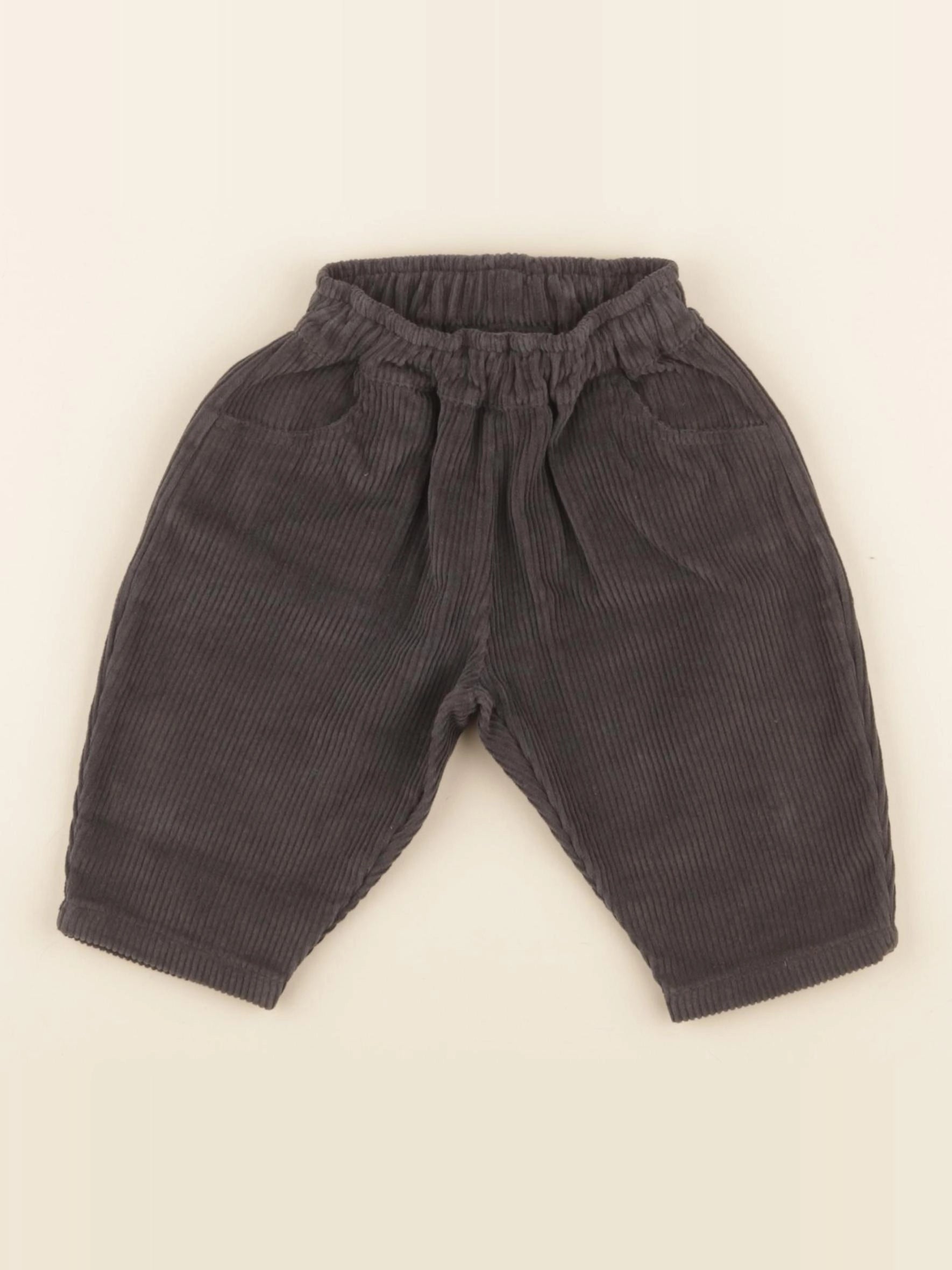 Pantalon velour Corderoy gris