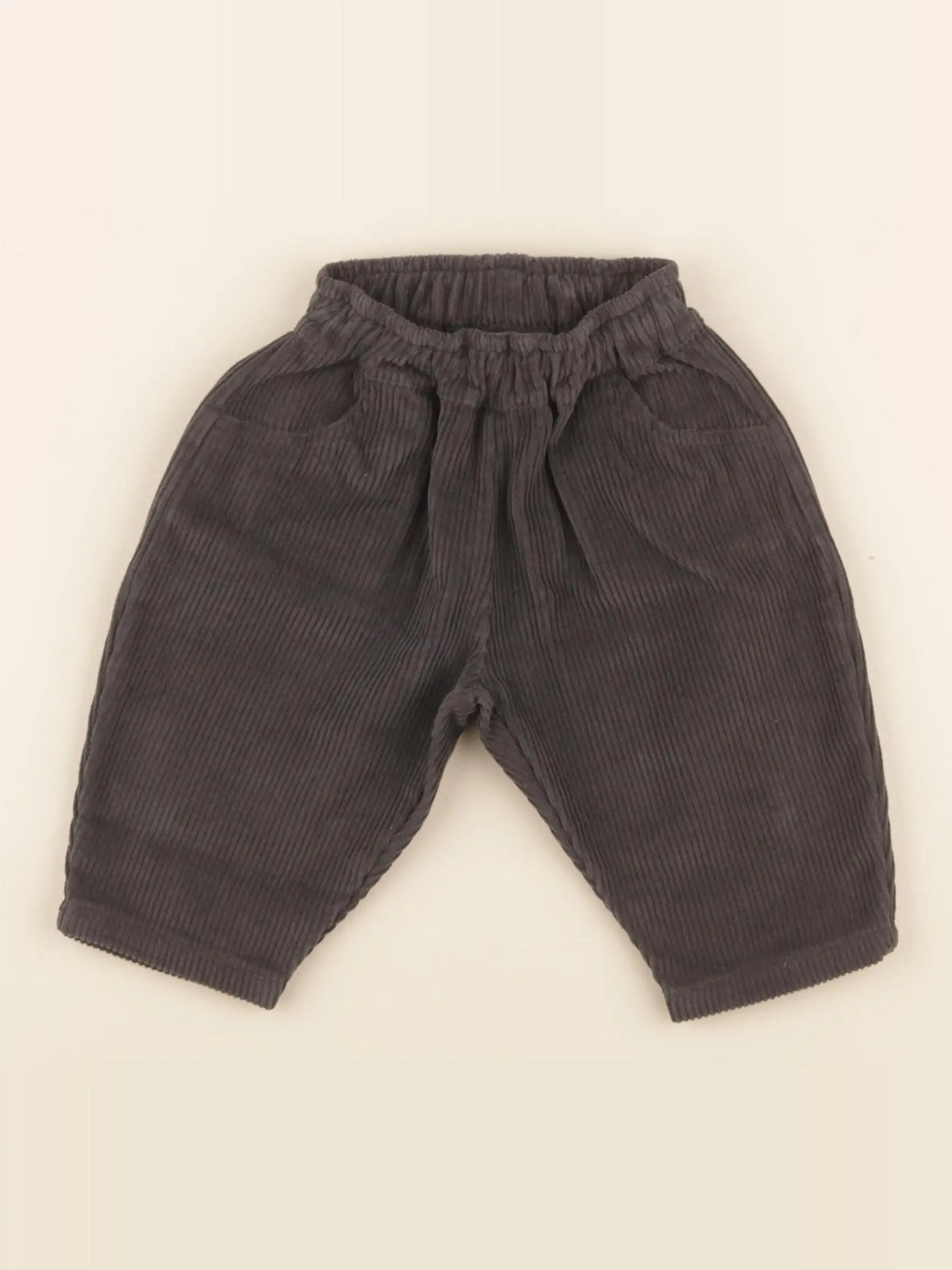 Pantalon velour Corderoy gris