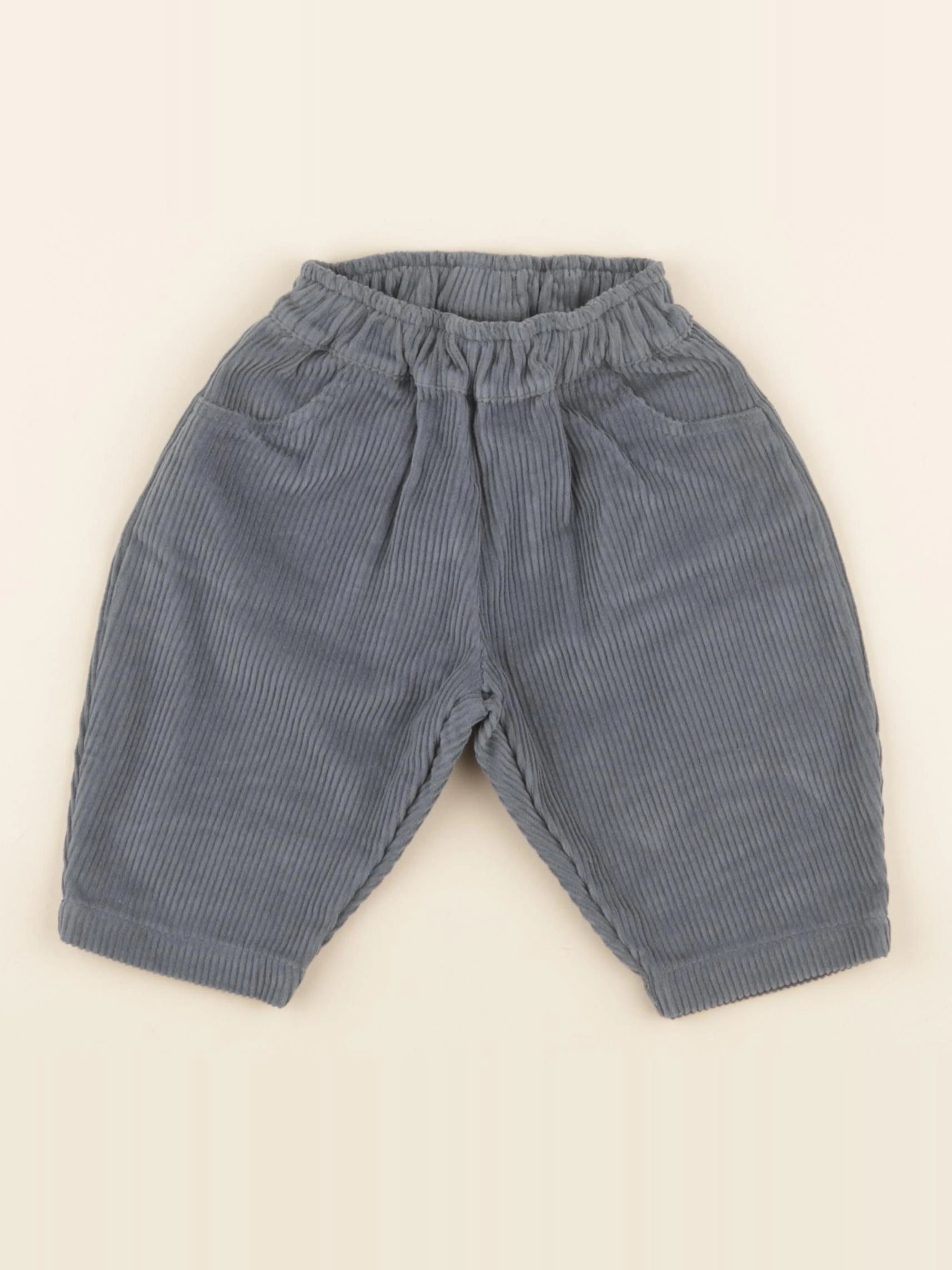 Pantalon velour Corderoy bleu